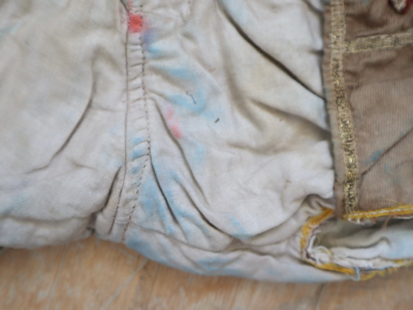 Antique French Theatre Opera Costume Hose Shorts Renaissance Style Slash Puff