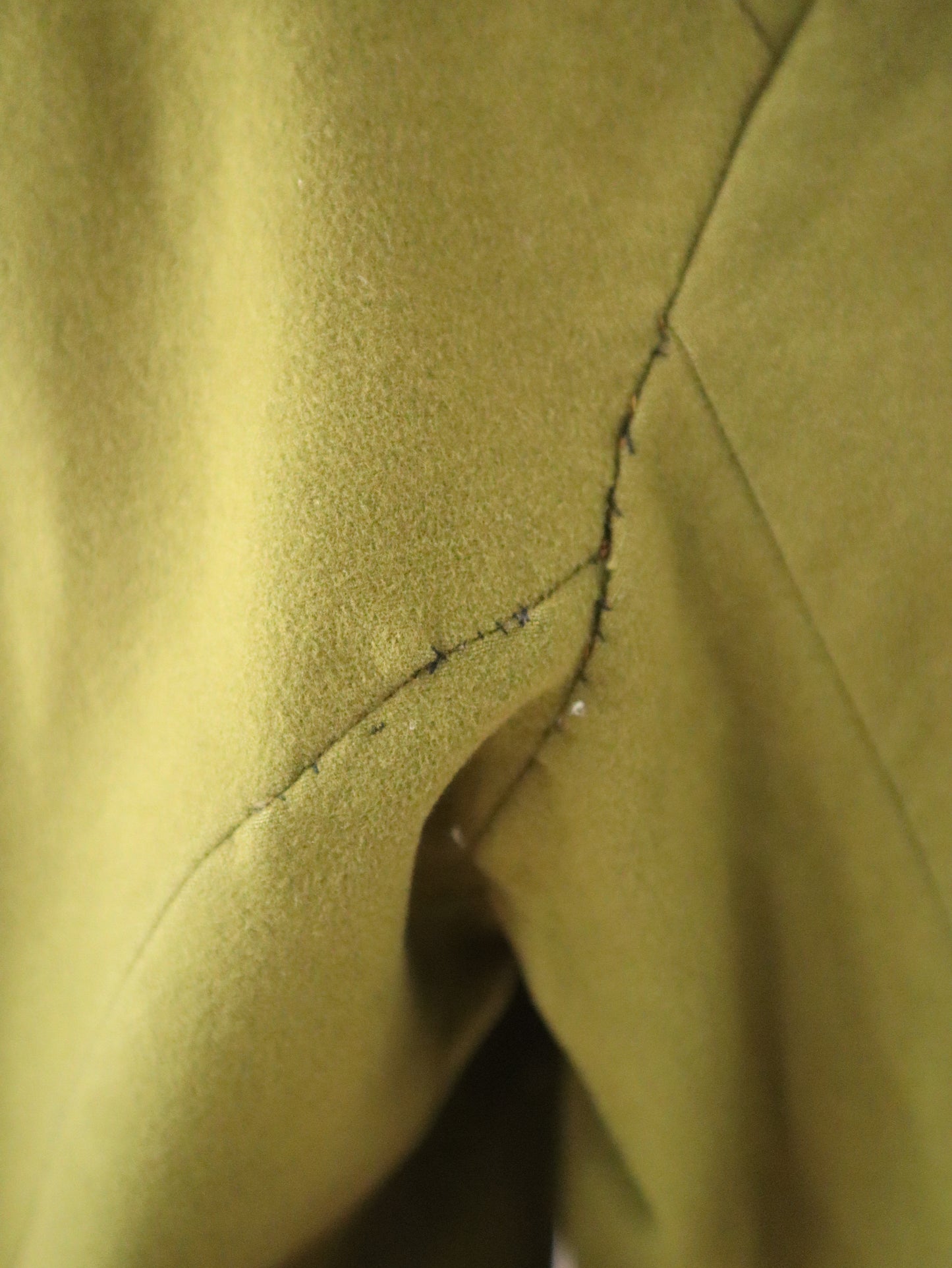 Antique French Tailcoat by Aristide Boyer – Bright Green Wool Theatre Jacket with Ring-Back Buttons – Regency-Inspired