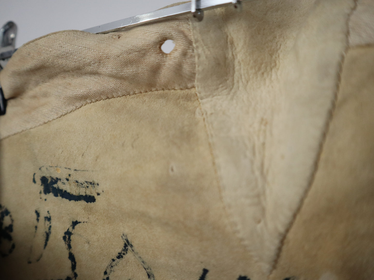 1800s French Buckskin Leather Cream Trousers Breeches RARE