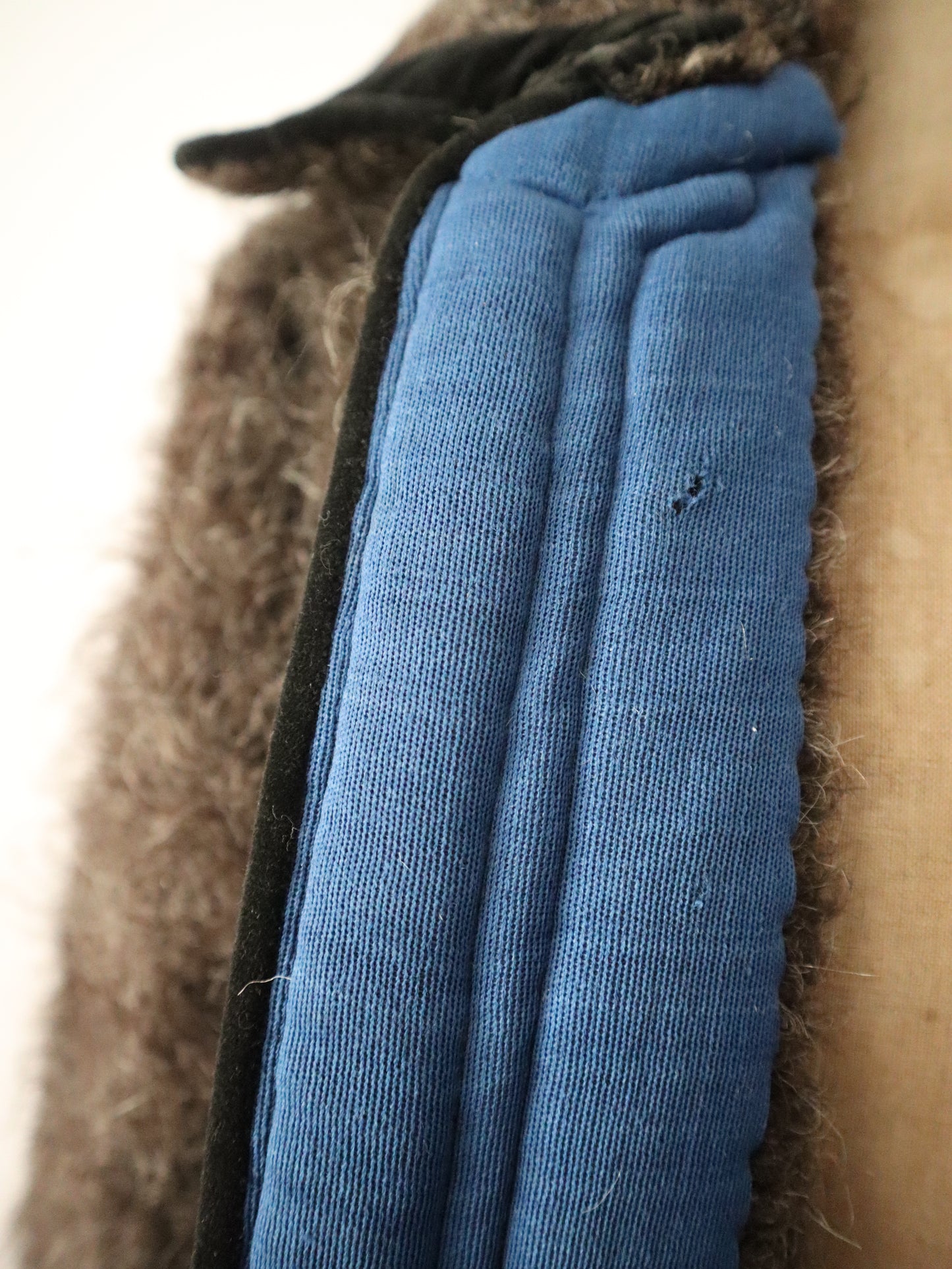 1940s Transylvanian Brown Sheep’s Wool Folk Jacket Coat Fluffy Traditional Costume