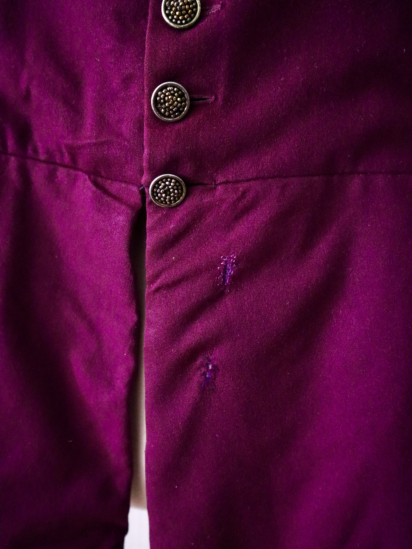 Early 1900s French Theatre Jacket in Purple Wool – Renaissance Style – Aristide Boyer Marseille