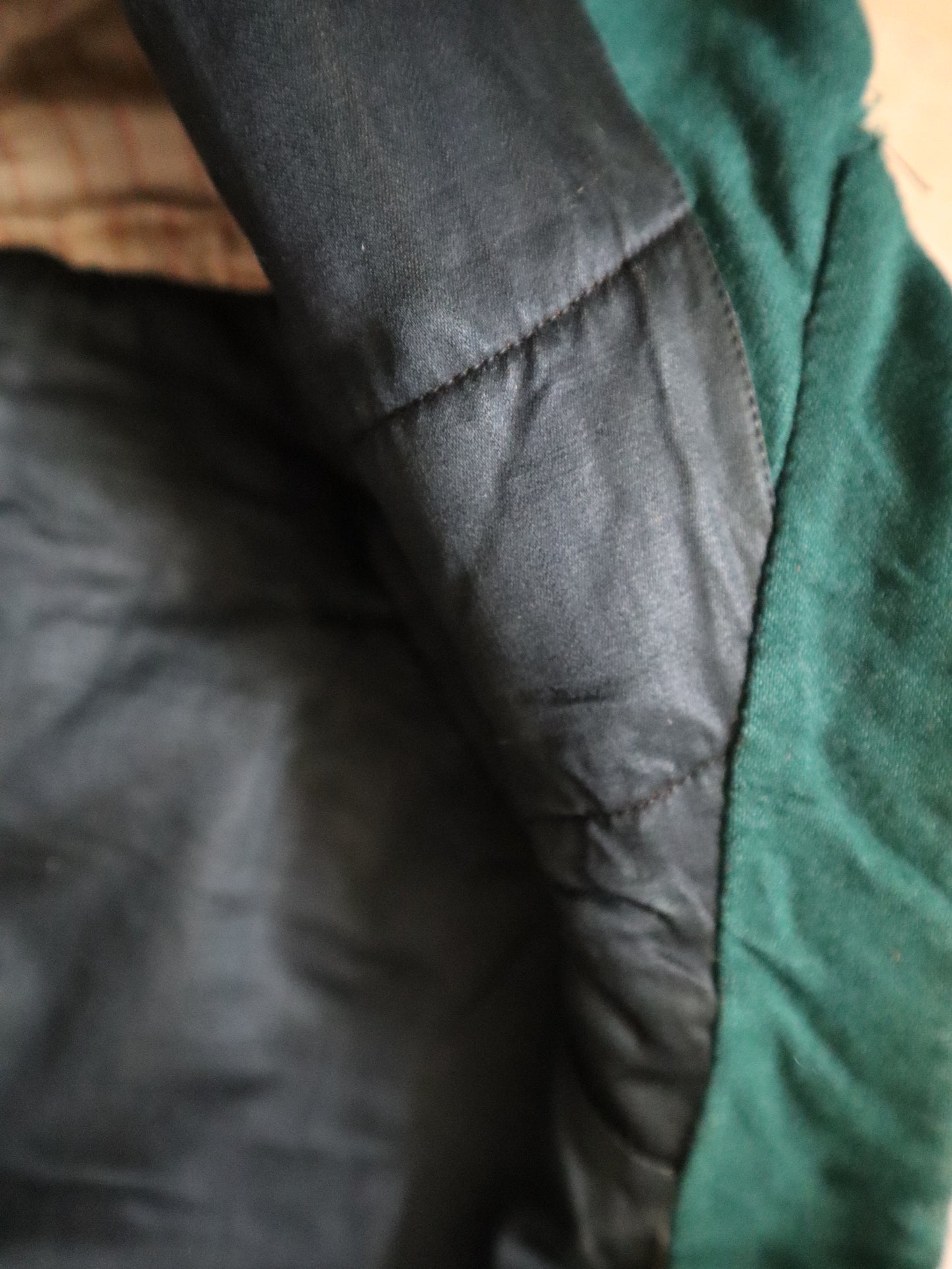 Late 19th century French green wool frock-style coat with brass buttons – marked “Aristide Boyer, Marseille” Opera Theatre Costume