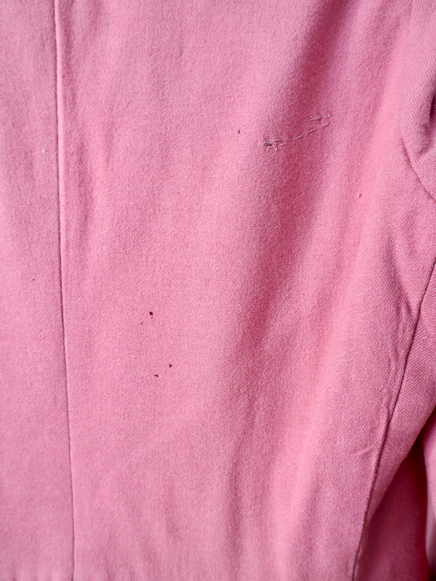 Antique French Opera Costume Pink Wool Tunic Linen Early 1900s