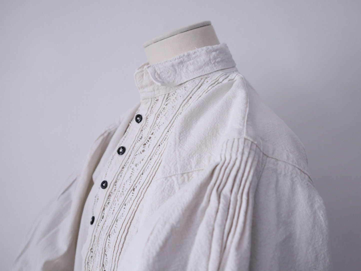 1930s Transylvanian Linen Folk Smock Antique Eastern European Embroidered Shirt Traditional Tunic Dress