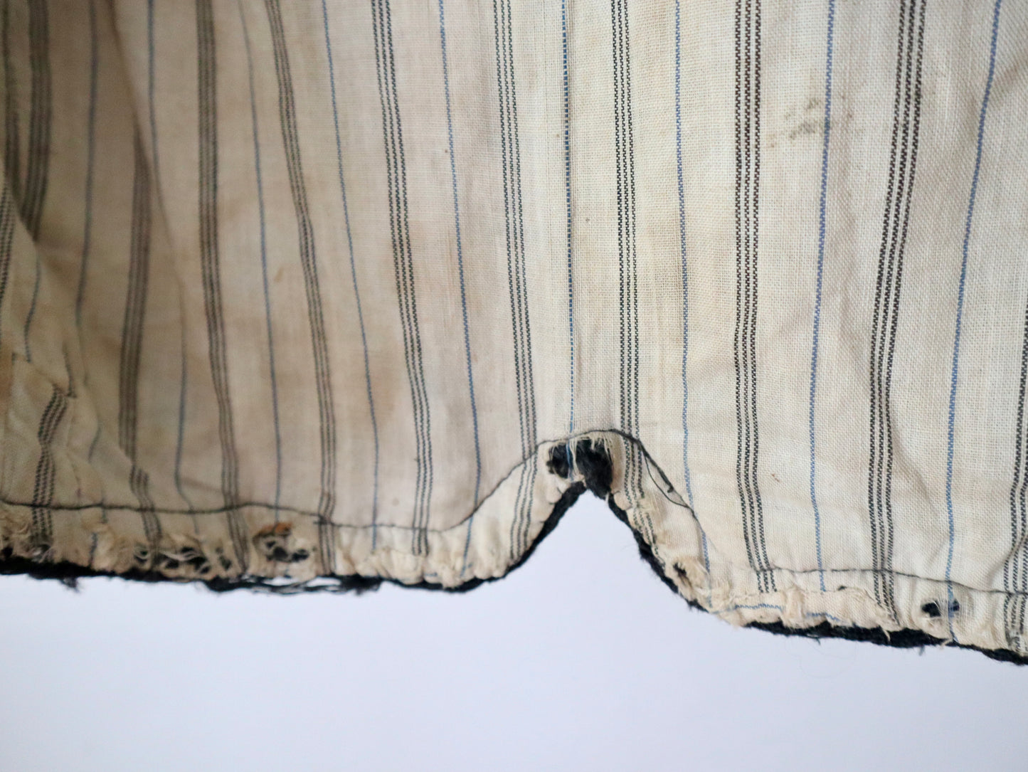 1920s 30s Transylvanian folk waistcoat with black soutache decoration