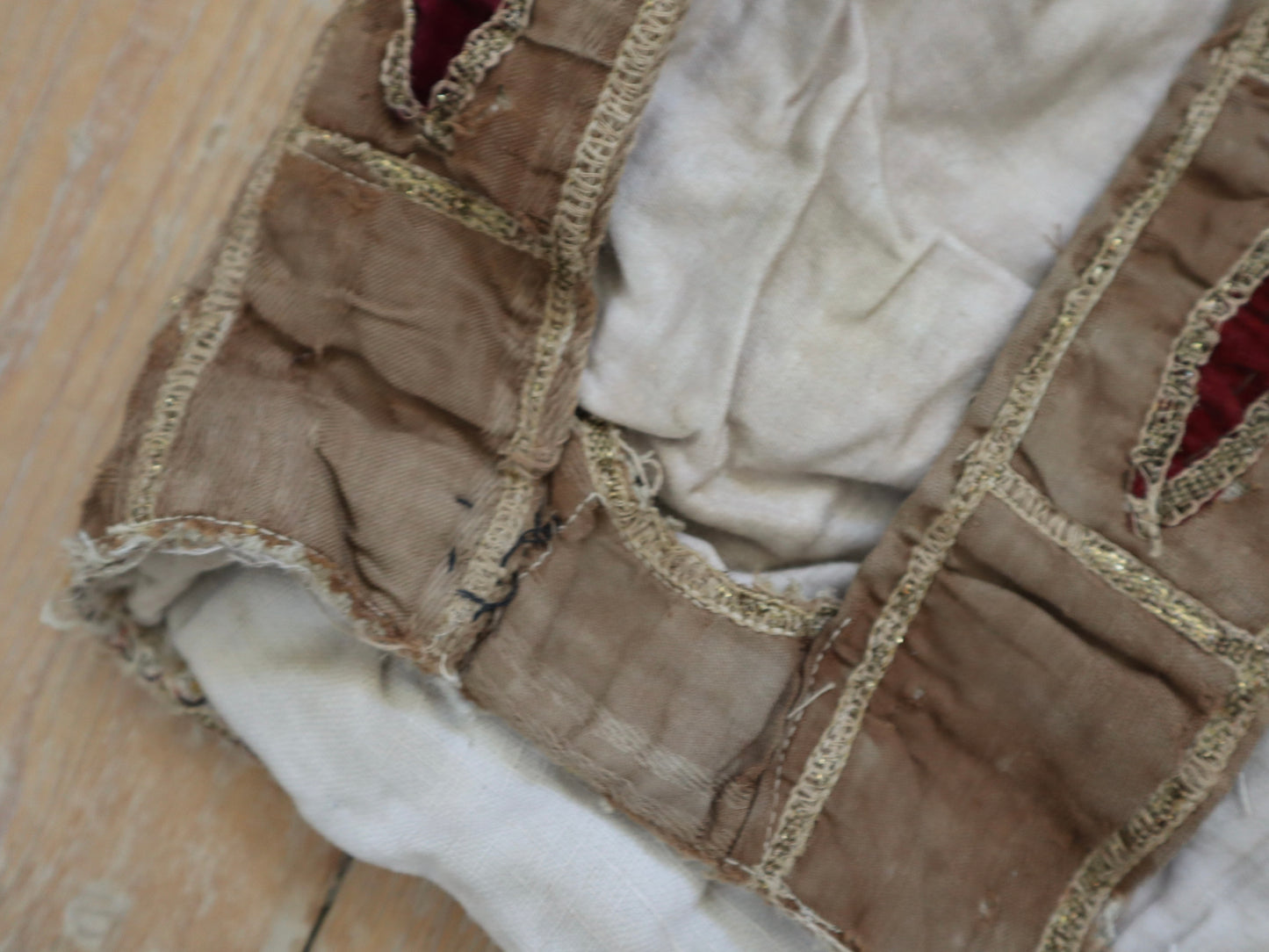 Antique French Theatre Opera Costume Hose Shorts Renaissance Style Slash Puff