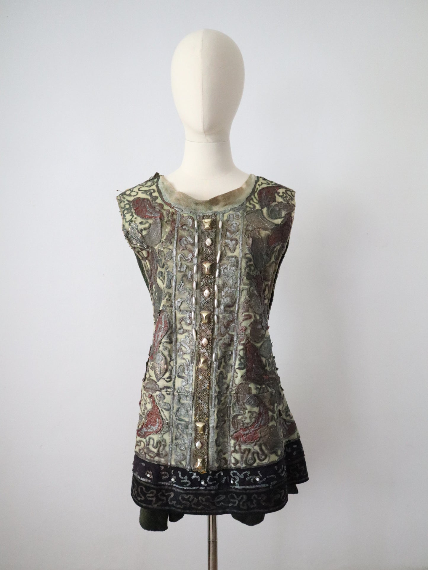 French Opera Costume Tunic Hand Painted Embellished Mercutio Romeo Juliet