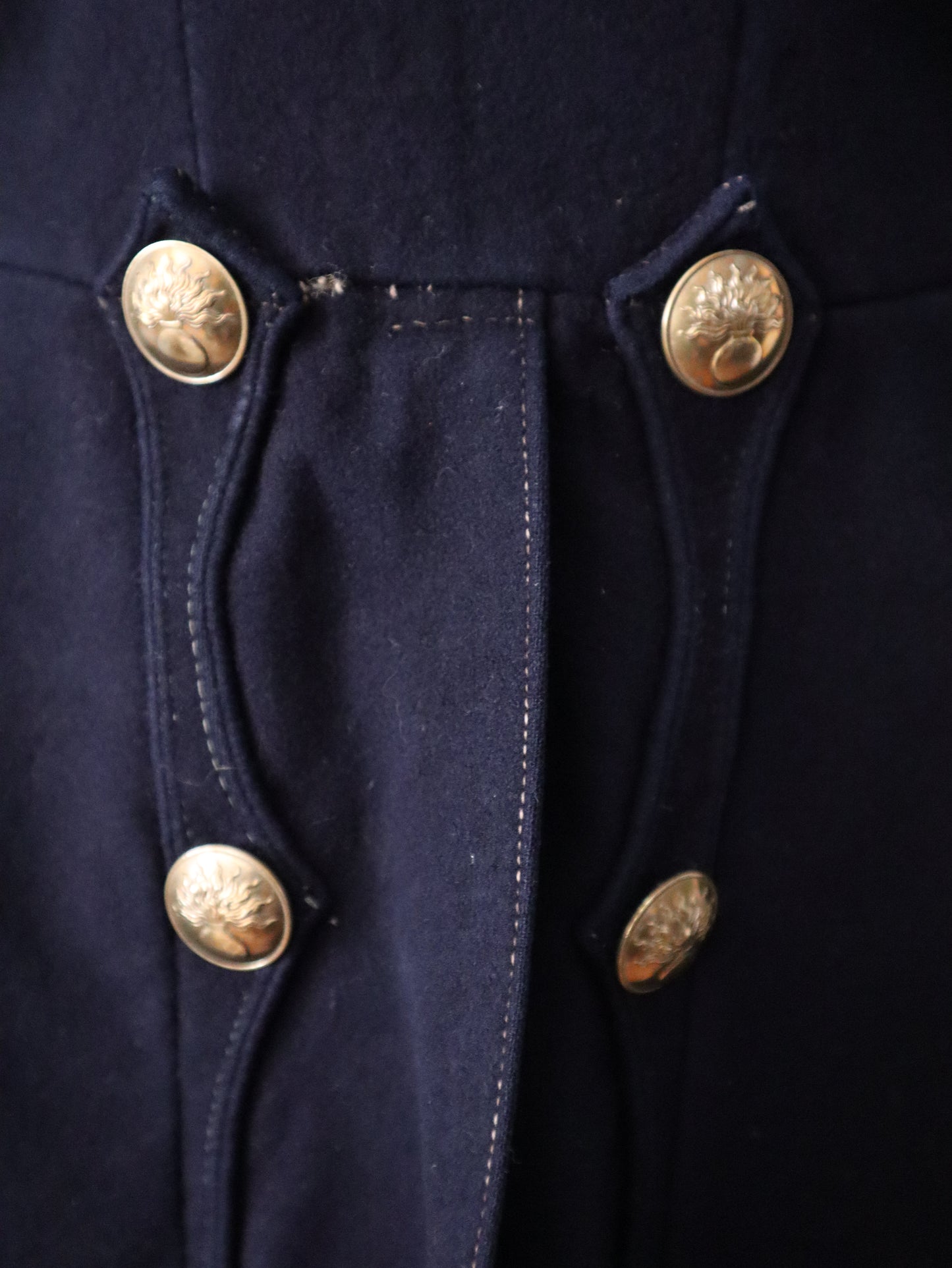 Original 1883 French Infantry Tunic – Model 1877 – 123rd Regiment – Antique Military Uniform