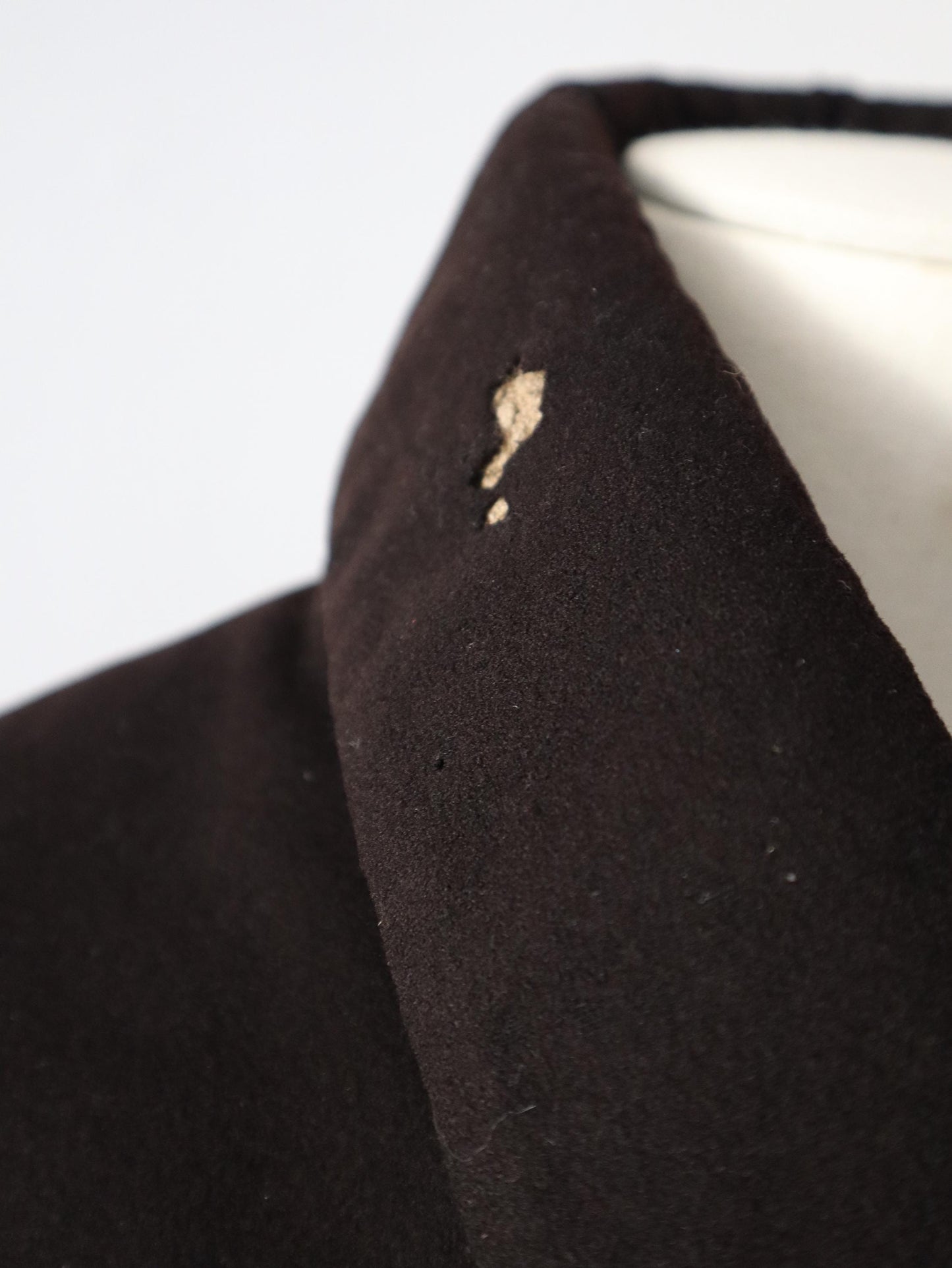 RARE Early 1800s French Black Wool Tailcoat Jacket REGENCY Double Breasted Jacket Coat M Notch Lapel