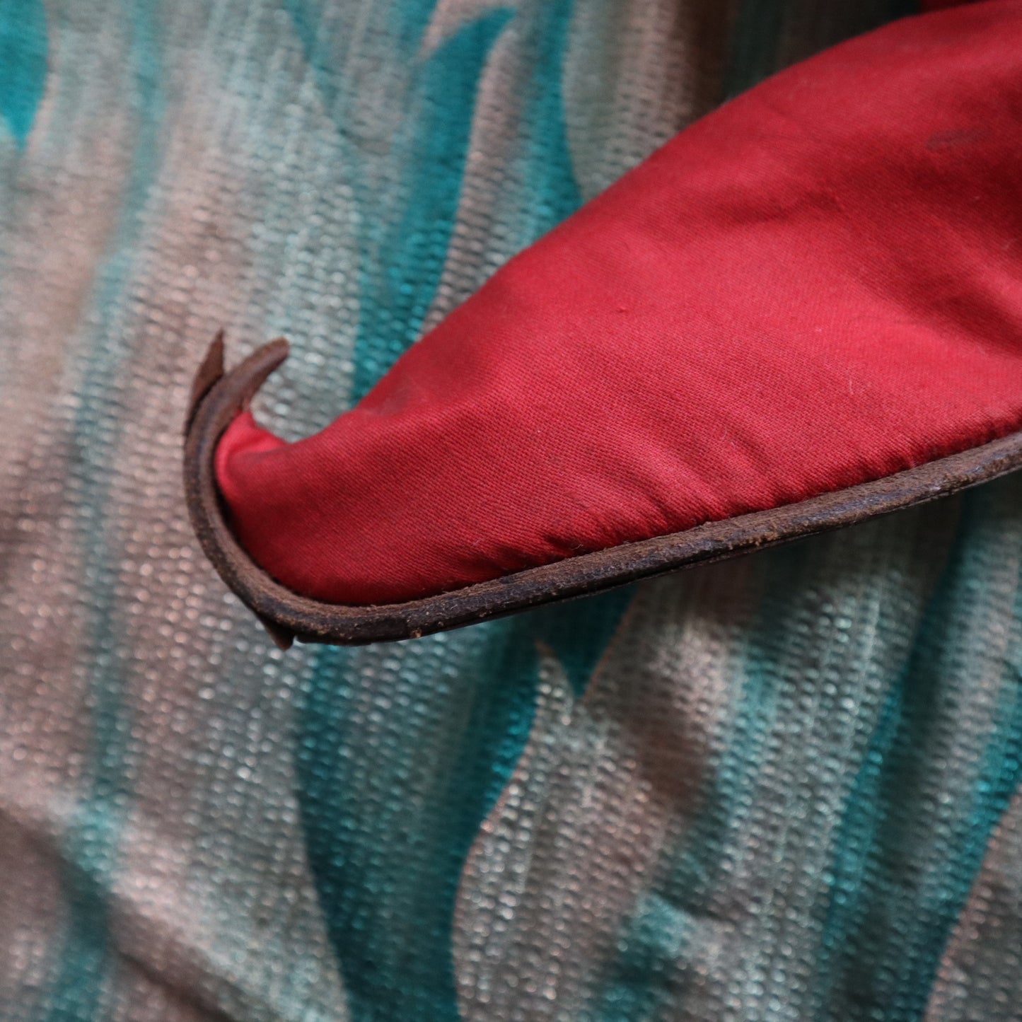 Antique Red Boots French Theatre Fabric Leather Renaissance Style Antique
