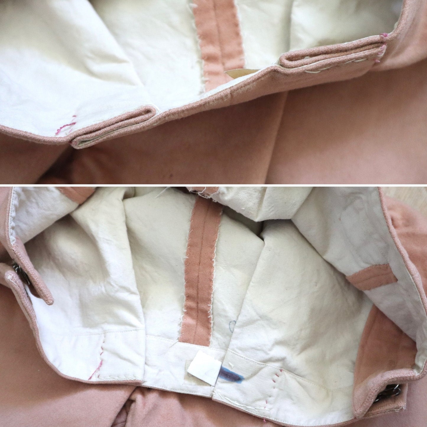 Antique French Peach Wool Breeches Pants Trousers Opera Costume Theatre Cropped