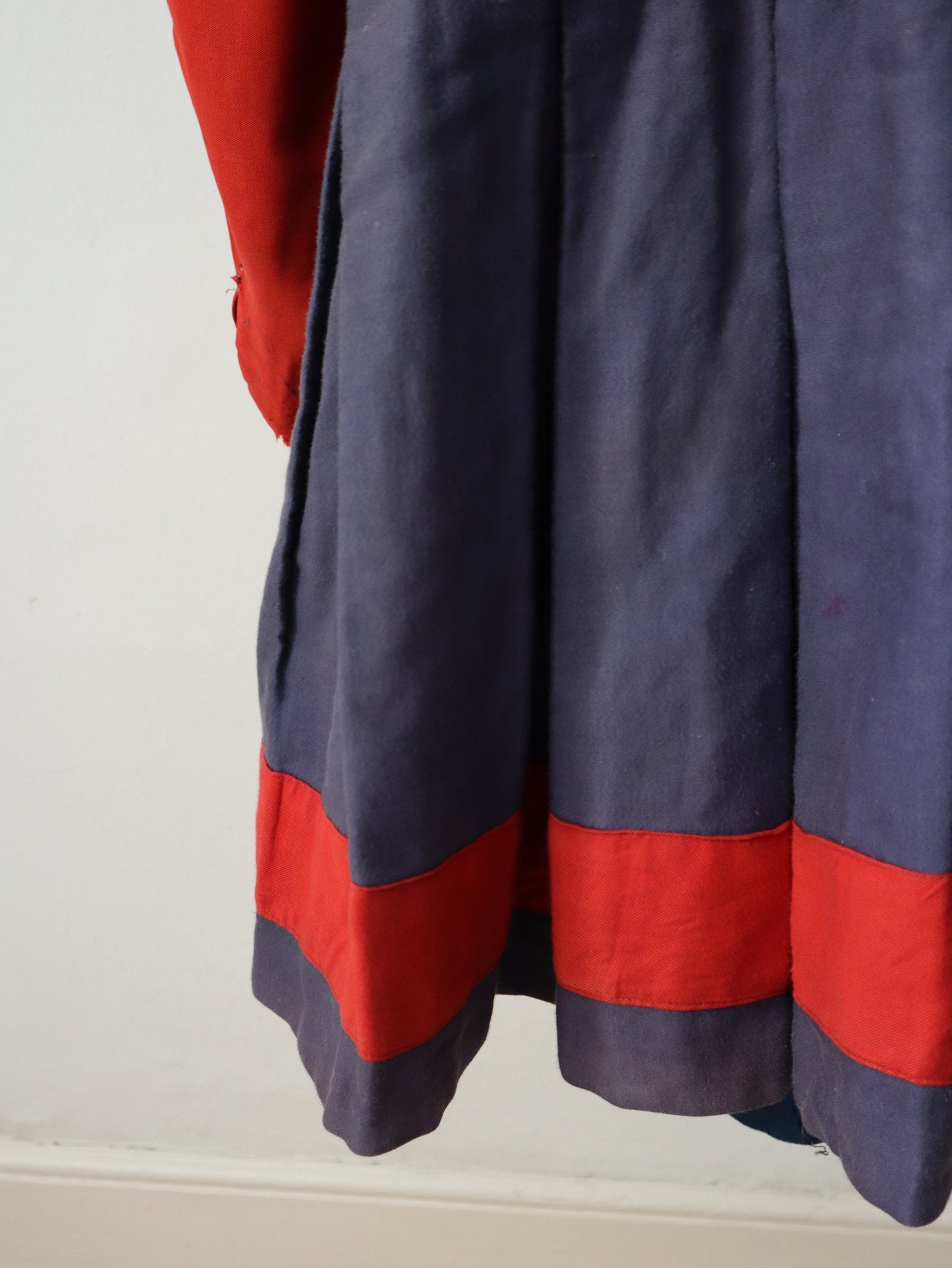 Antique French Costume Tunic Renaissance Opera Theatre Blue