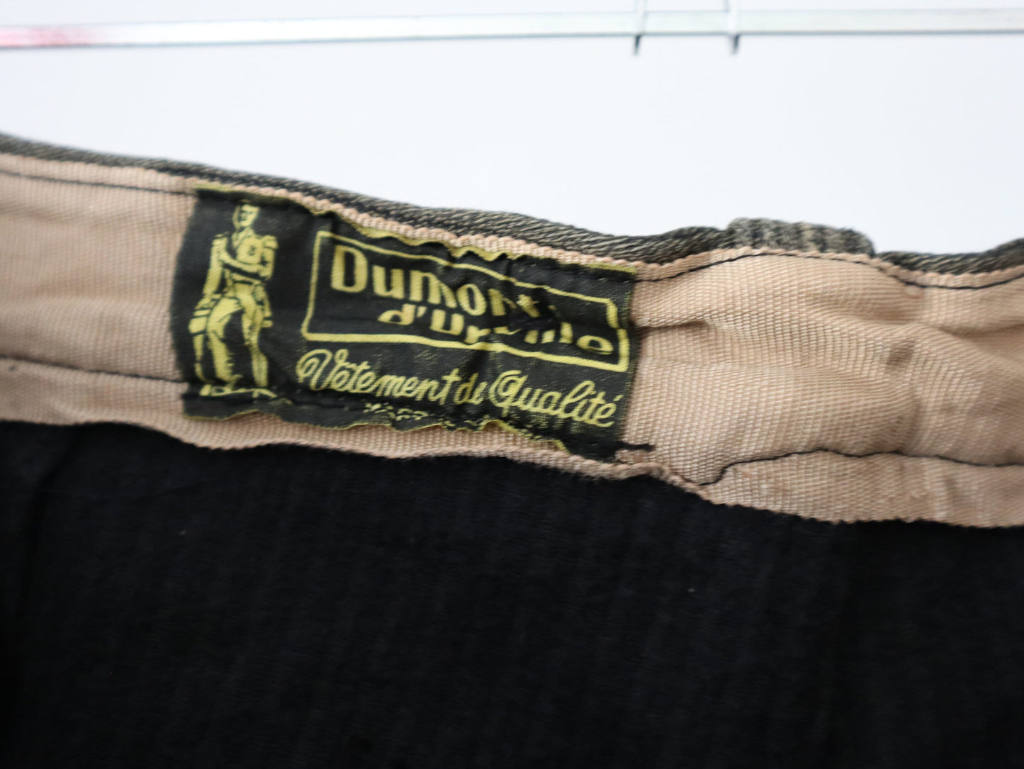 1950s French Workwear Trousers Brown Dumont D’Urville Pants