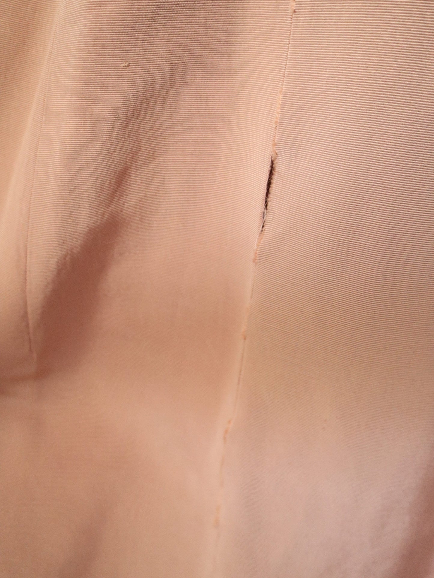 1930s - 40s French Opera Costume Dress Pink Silk Black Grosgrain Henri Lebrun Chinese Style Theatre