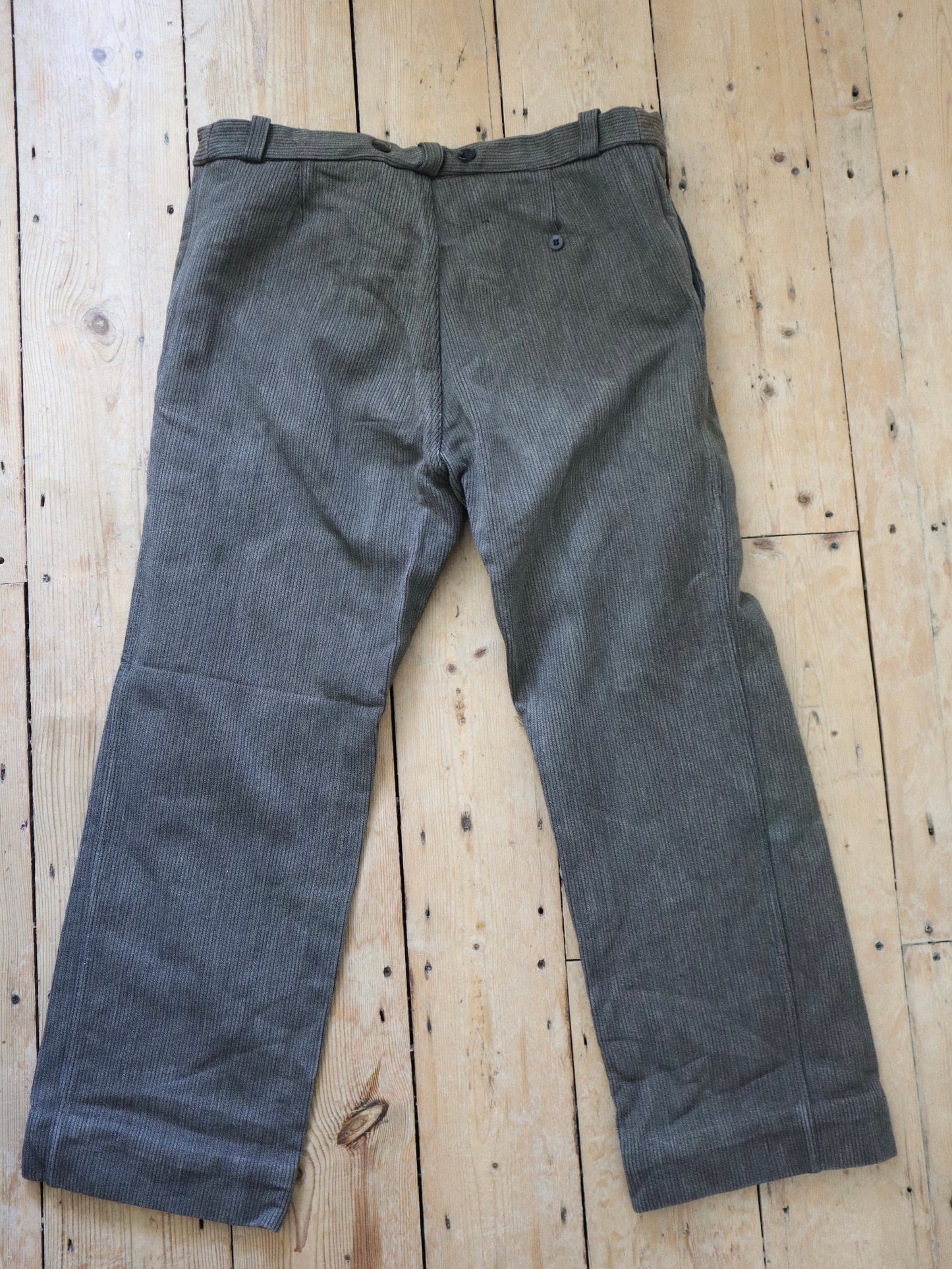 1950s French Workwear Trousers Brown Dumont D’Urville Pants