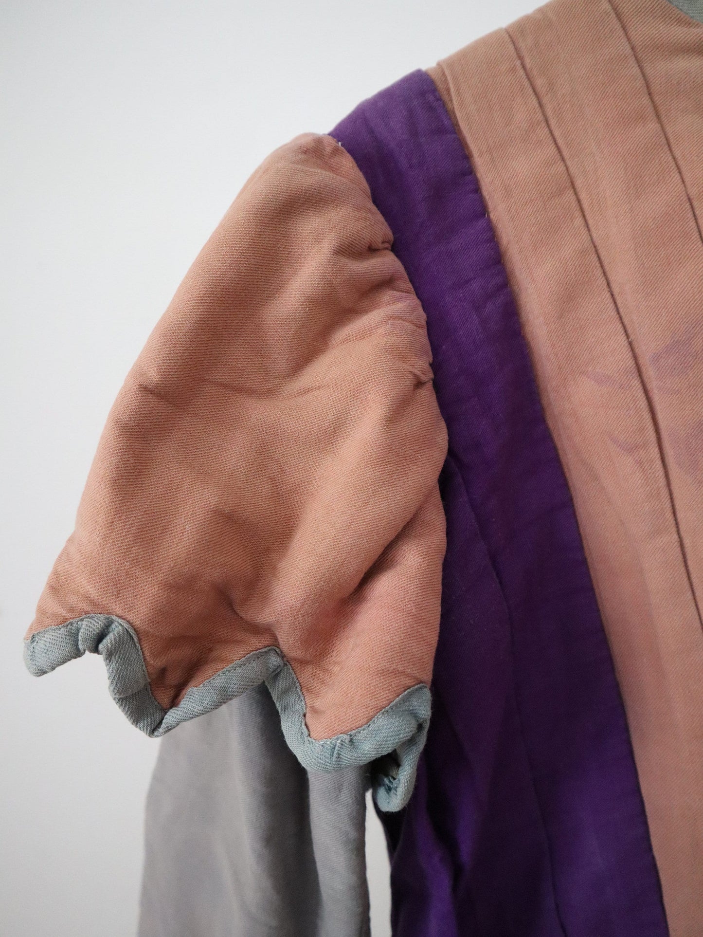 Antique French Theatre Costume Tunic Renaissance Style Pink Grey Purple