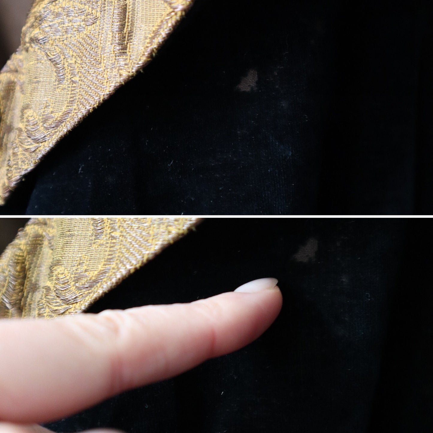 Antique c.1910s French Opera Costume | Renaissance Revival Tunic | Aristide Boyer Marseille | Black Velvet & Gold Lamé