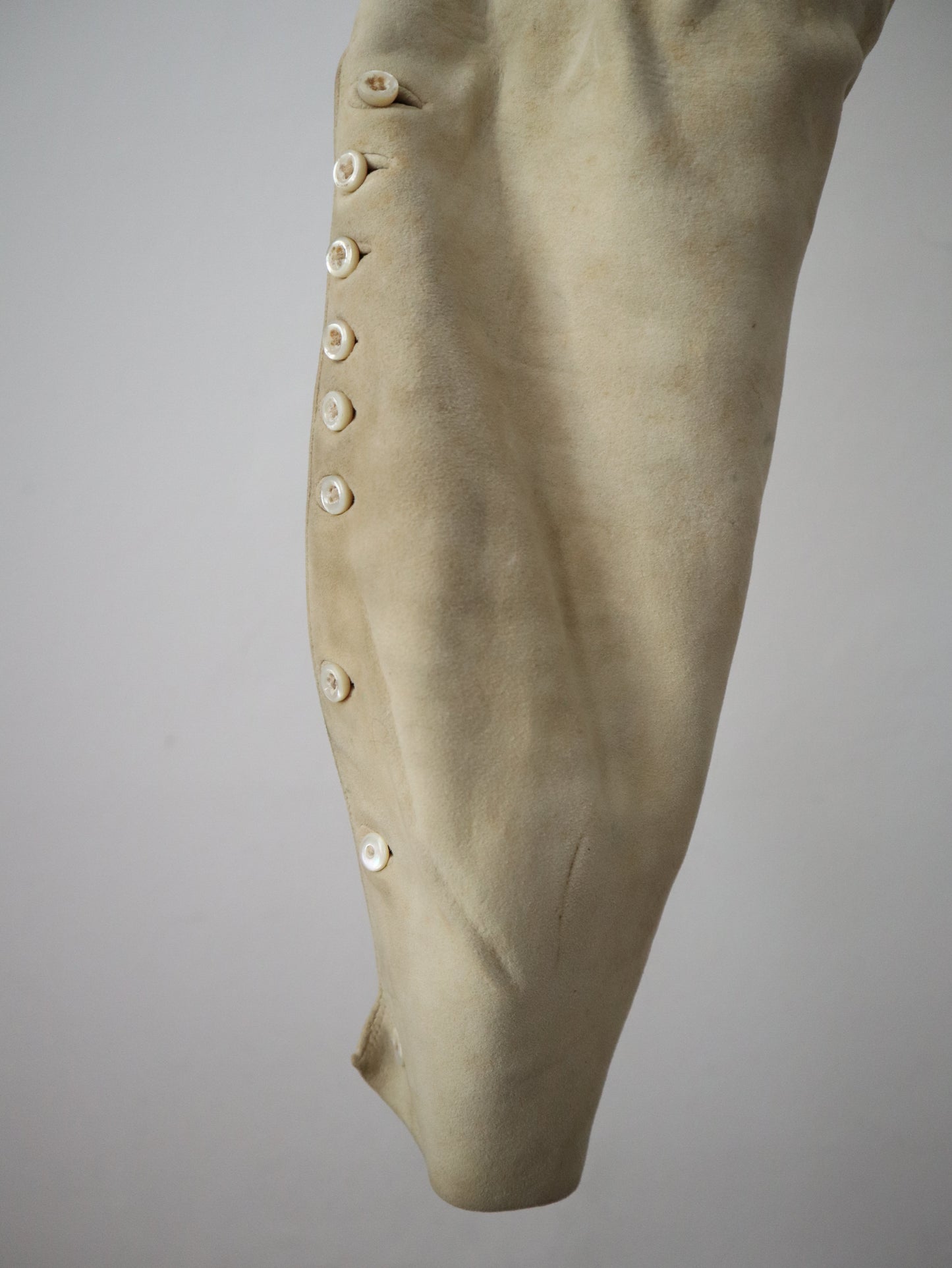 1800s French Buckskin Leather Cream Trousers Breeches RARE