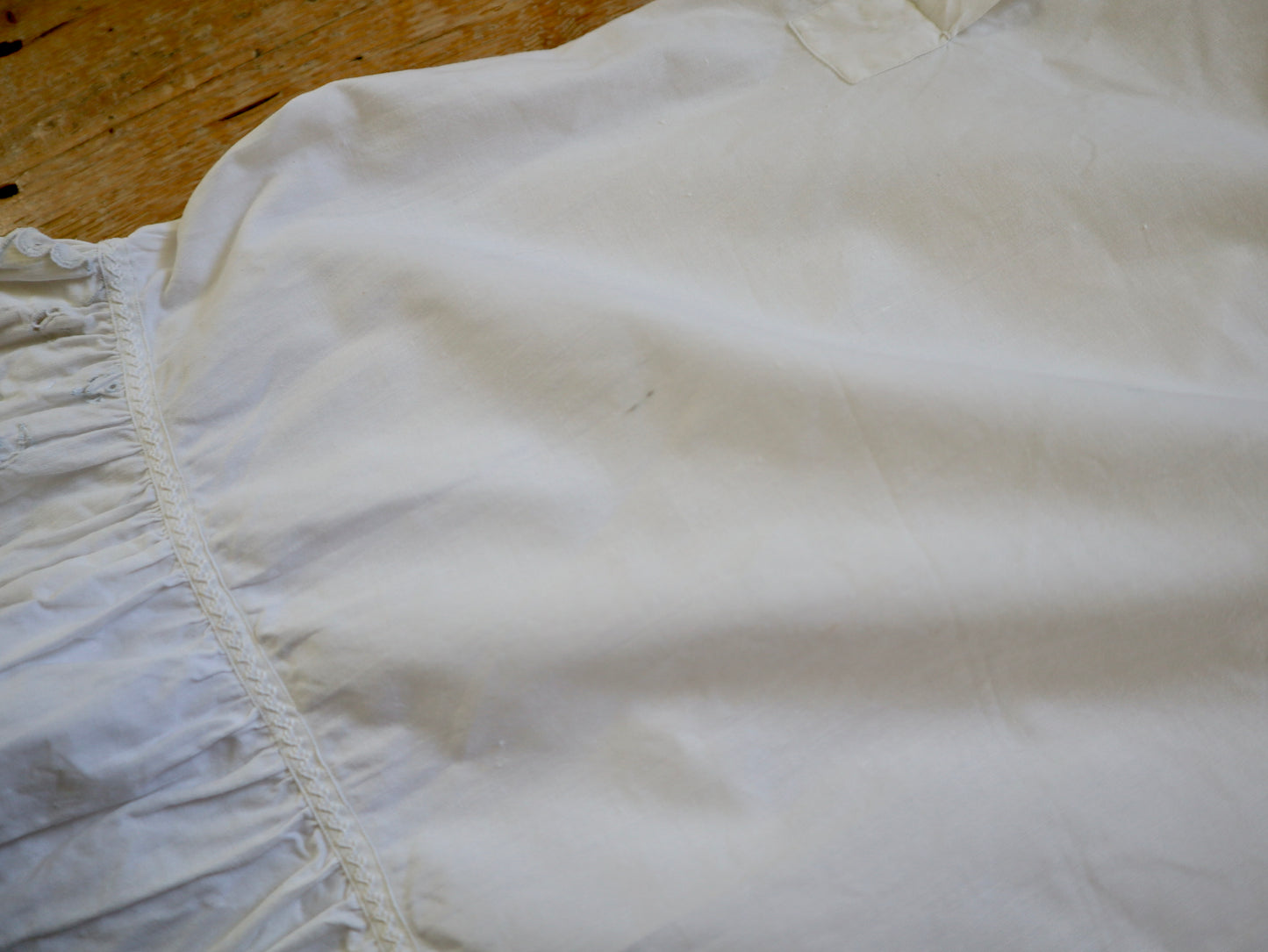 Antique French White Cotton Bloomers Knickers Embroidery Cutwork JG Monogram Early 1900s