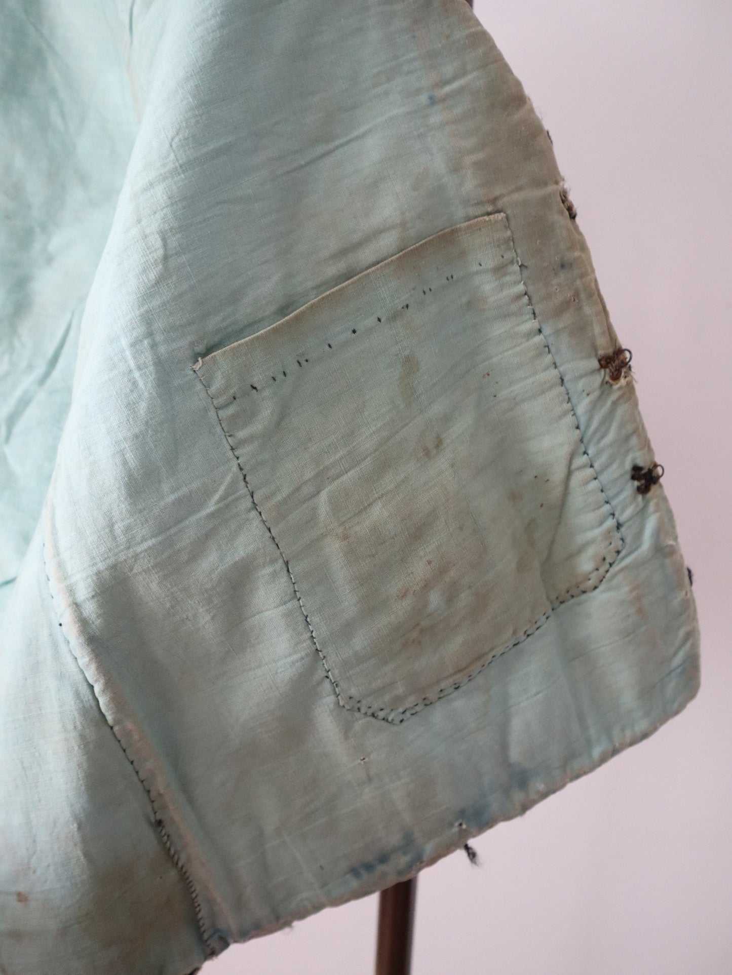 1920s 1930s Transylvanian folk waistcoat with black and burgundy soutache decoration