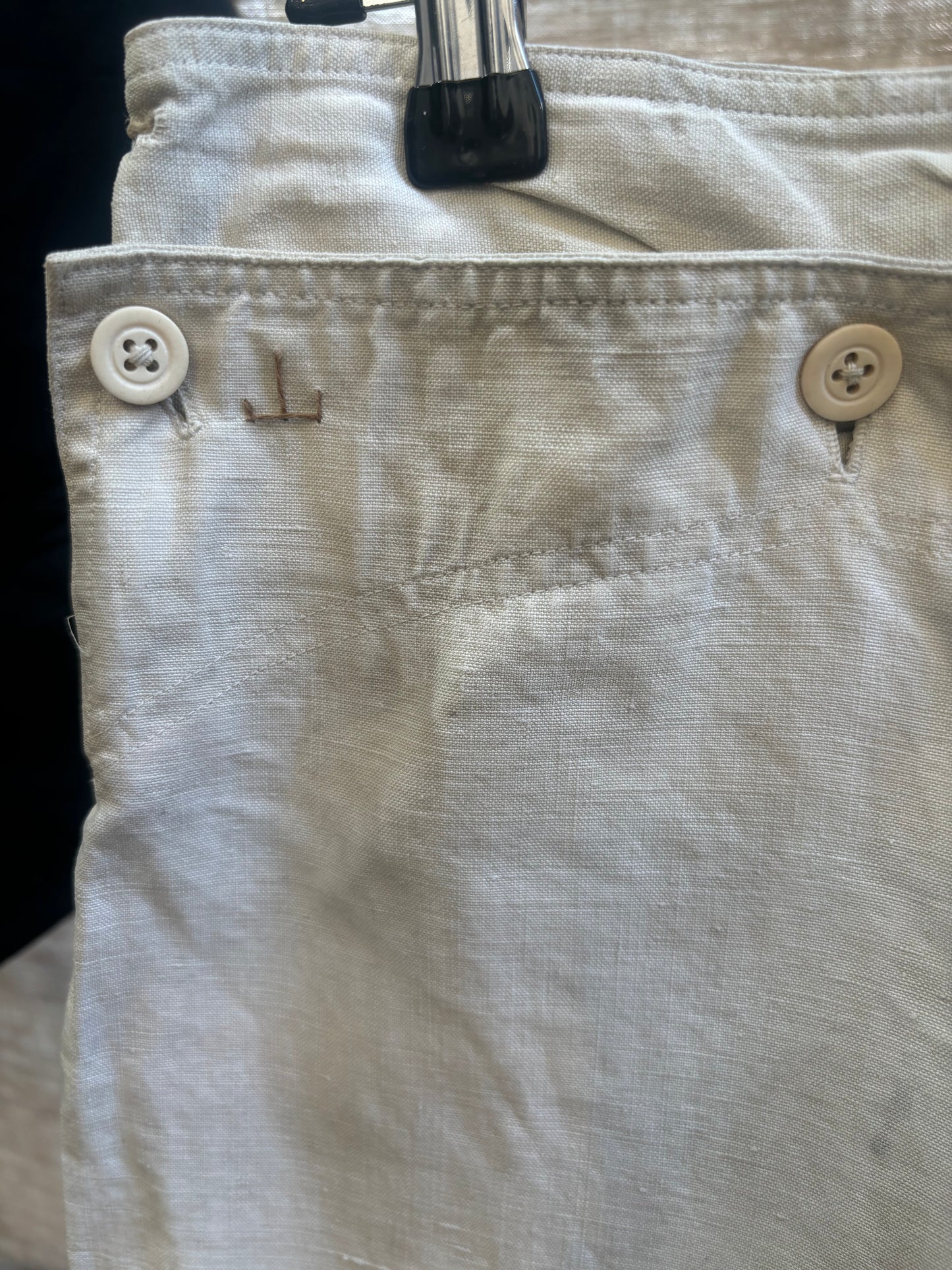 1930s WWII Sailor Pants Trousers Prisoner of War Japan USA Military Linen