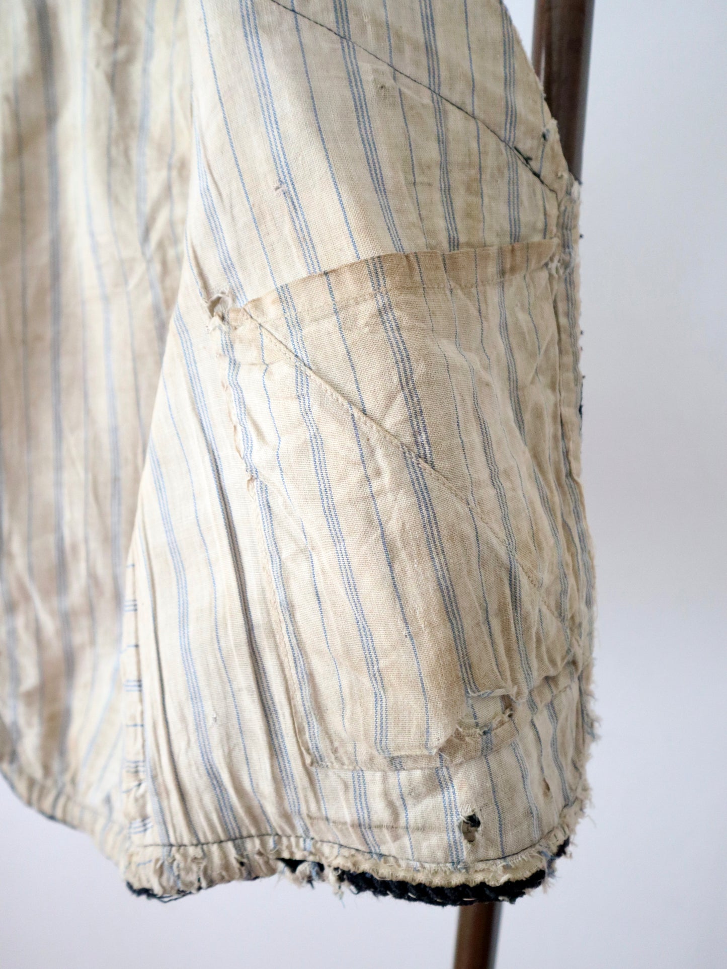 1920s 1930s Transylvanian folk waistcoat with black soutache decoration