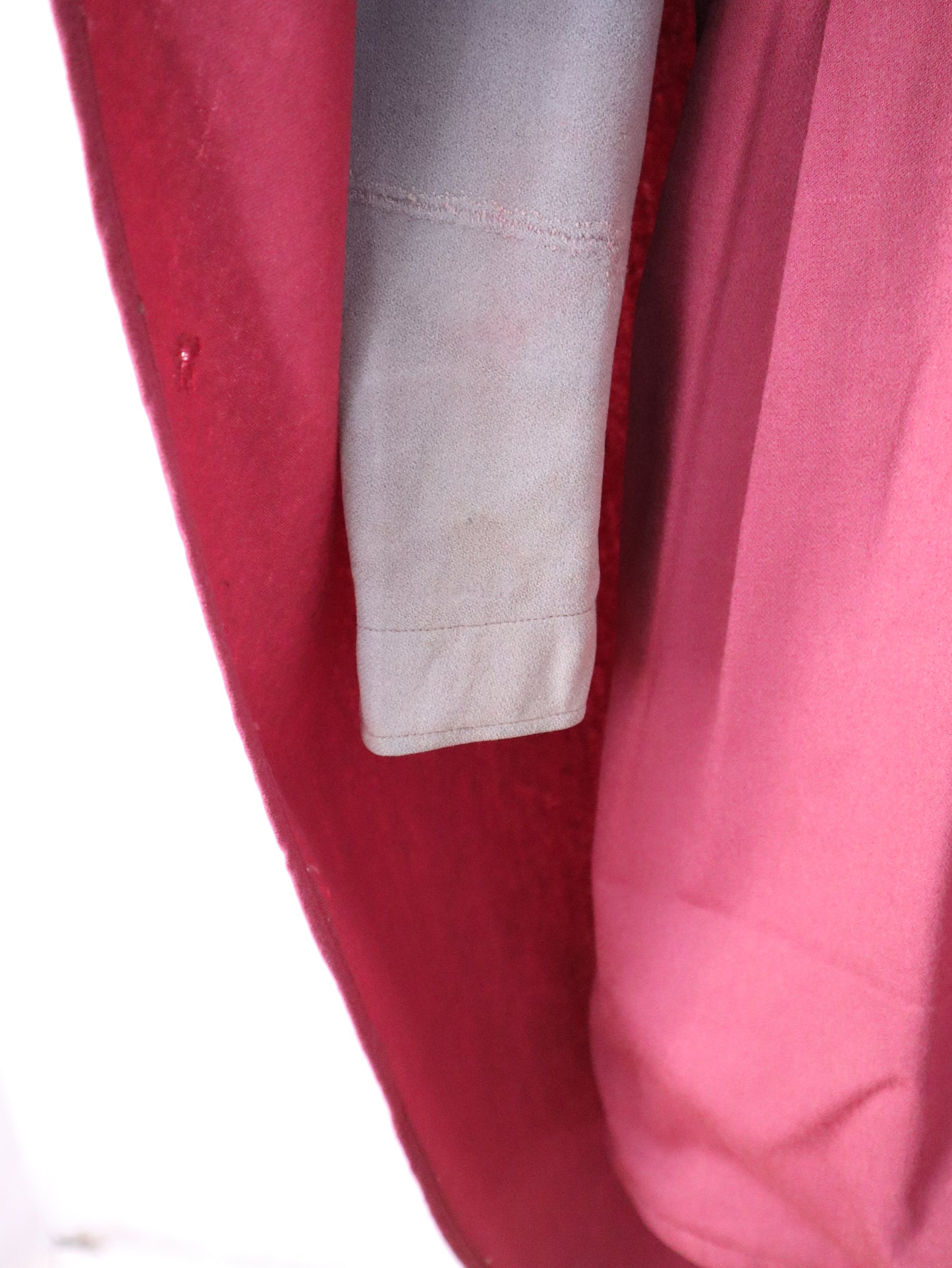1920s French Theatre Opera Pink Wool Tunic Top Dress Pleats