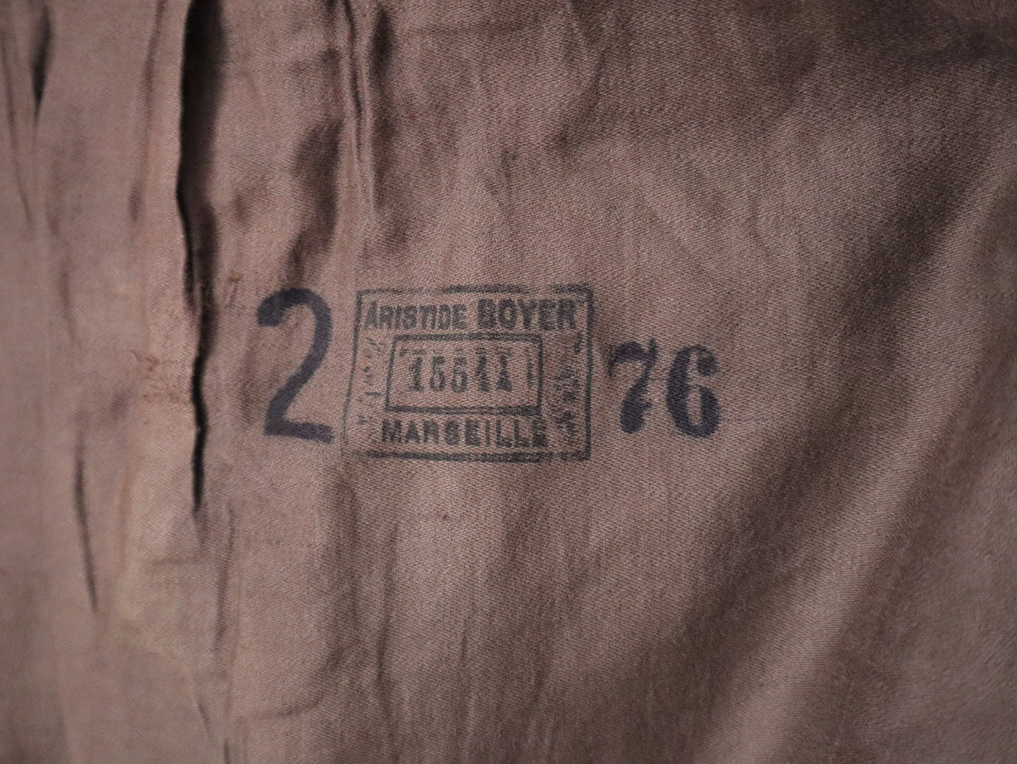1910s French Theatre Costume Jacket Brown Wool Brass Embossed Buttons Military Style