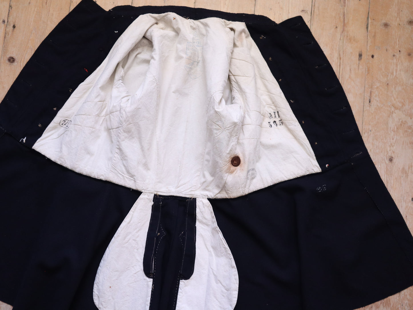 Original 1883 French Infantry Tunic – Model 1877 – 123rd Regiment – Antique Military Uniform