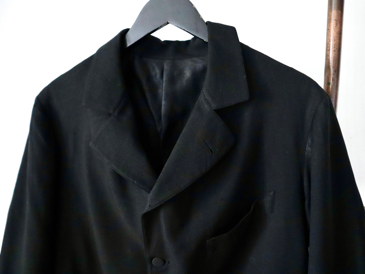Antique 1920s French tailored lightweight wool tailcoat
