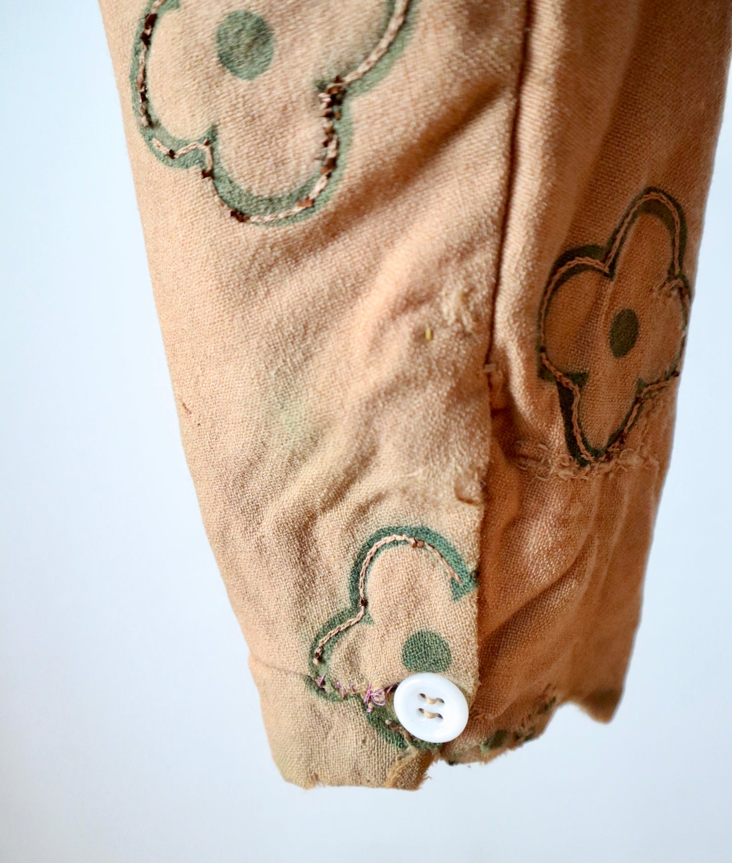 Antique early 1900s French opera costume wool dress tunic