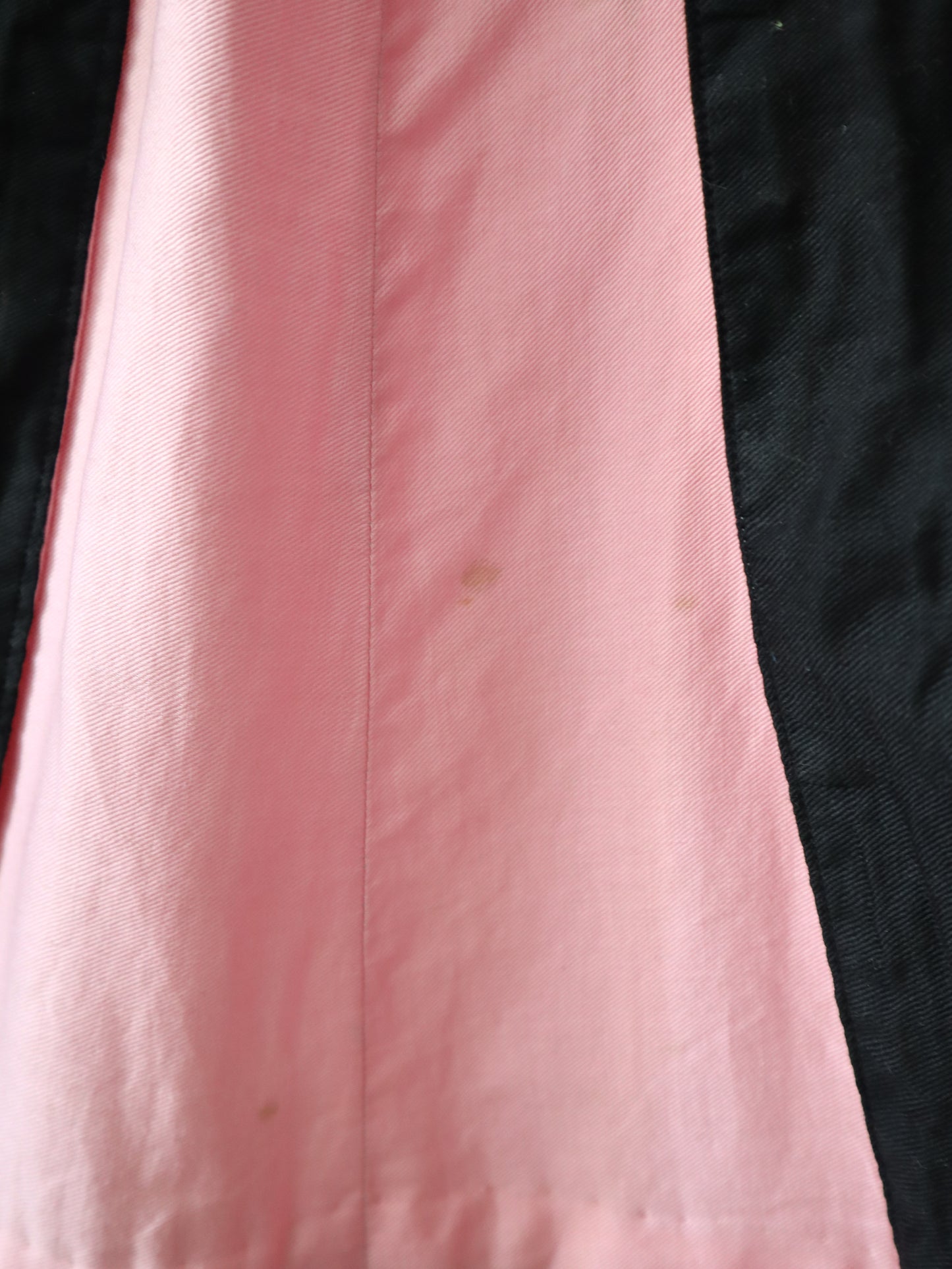 1920s 30s  French Costume Pink Black Bodice Skirt Theatre Cotton