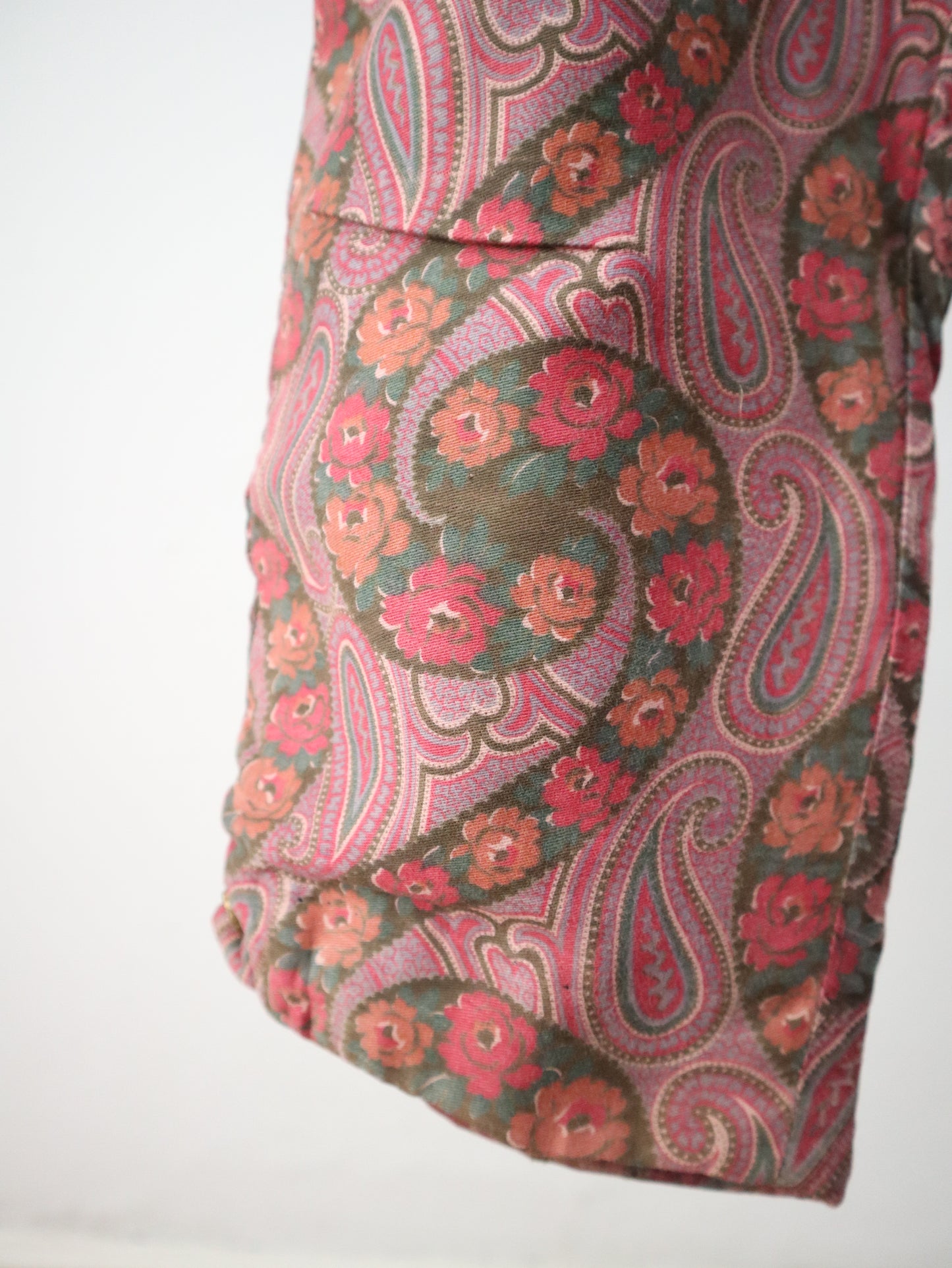 1920s French Opera Costume Trousers Rose Paisley Pink