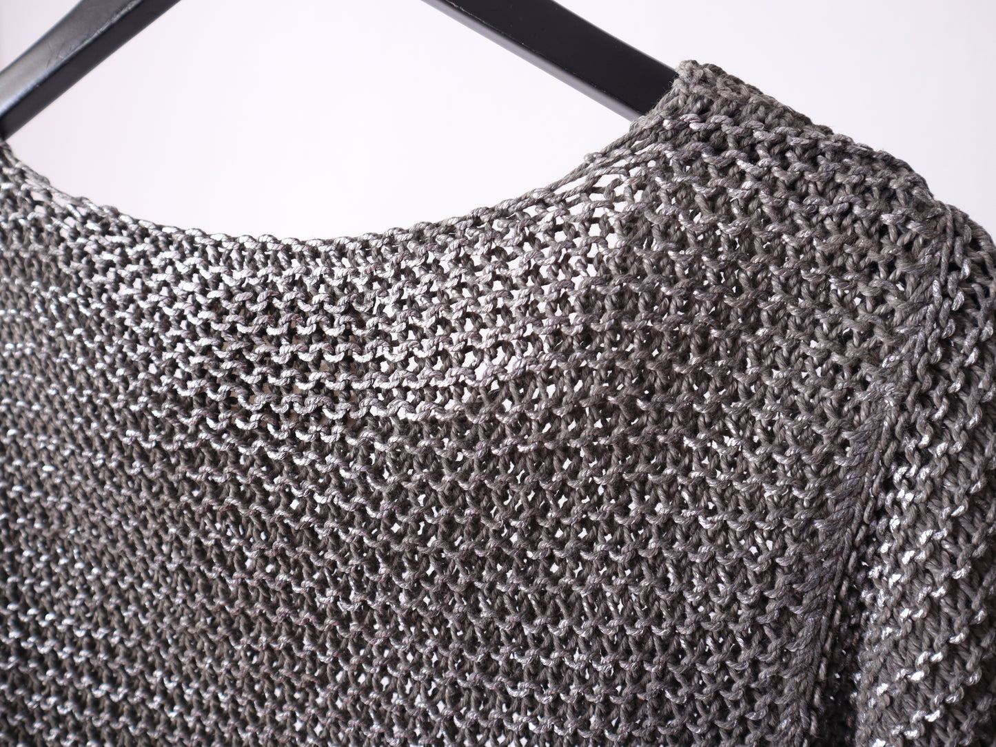 Silver Grey Knitted Knight Top Sweater Jumper Royal Opera House Costume