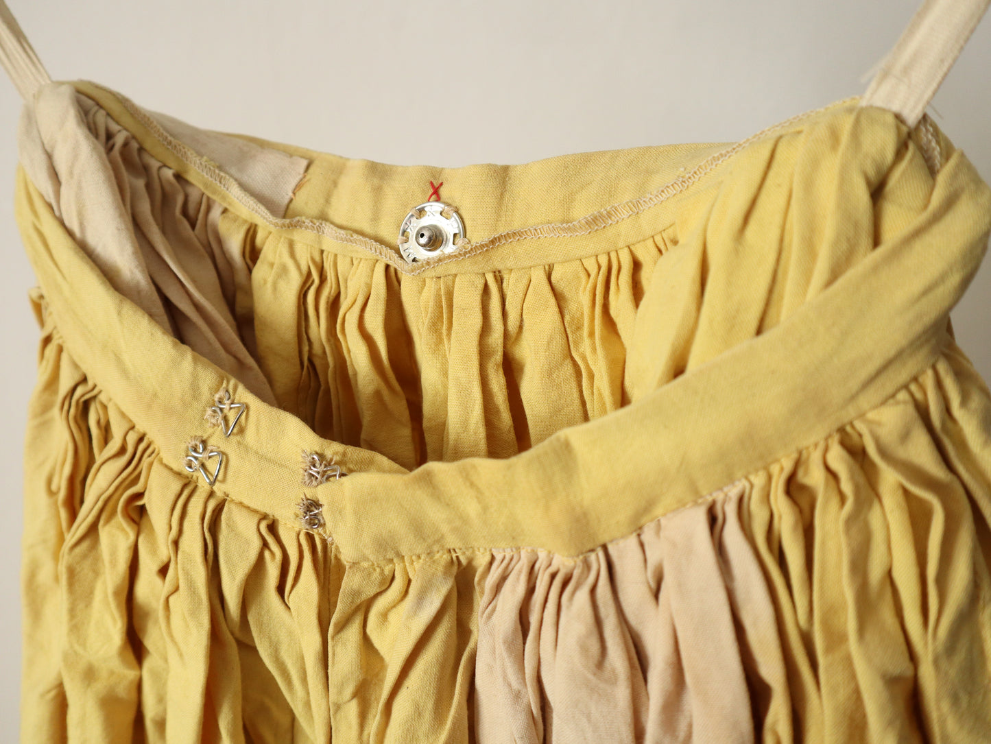 Royal Opera House Costume London Full Sunset Yellow Cotton Skirt Long