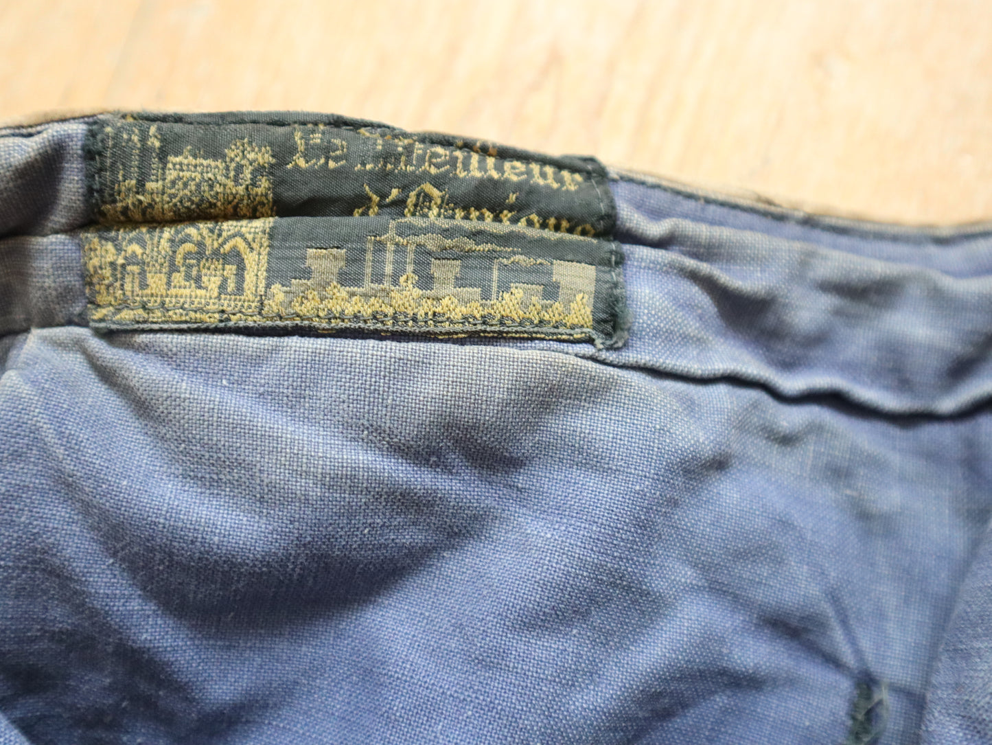 1940s French Workwear Corduroy Trousers Pants Cinch Back Le Meilleur d’Amiens