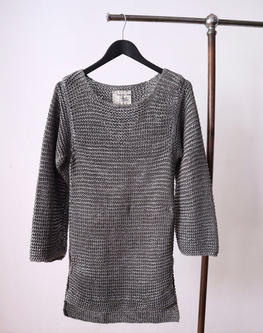 Silver Grey Knitted Knight Top Sweater Jumper Royal Opera House Costume