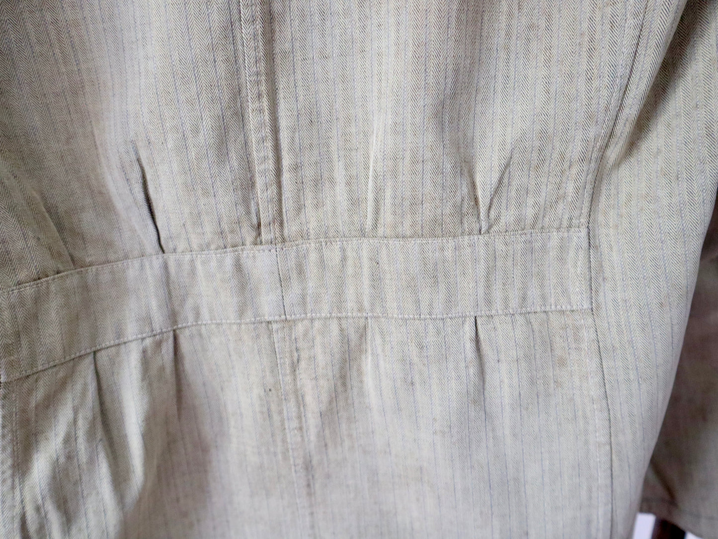 1930s French workwear jacket cotton herringbone weave RARE
