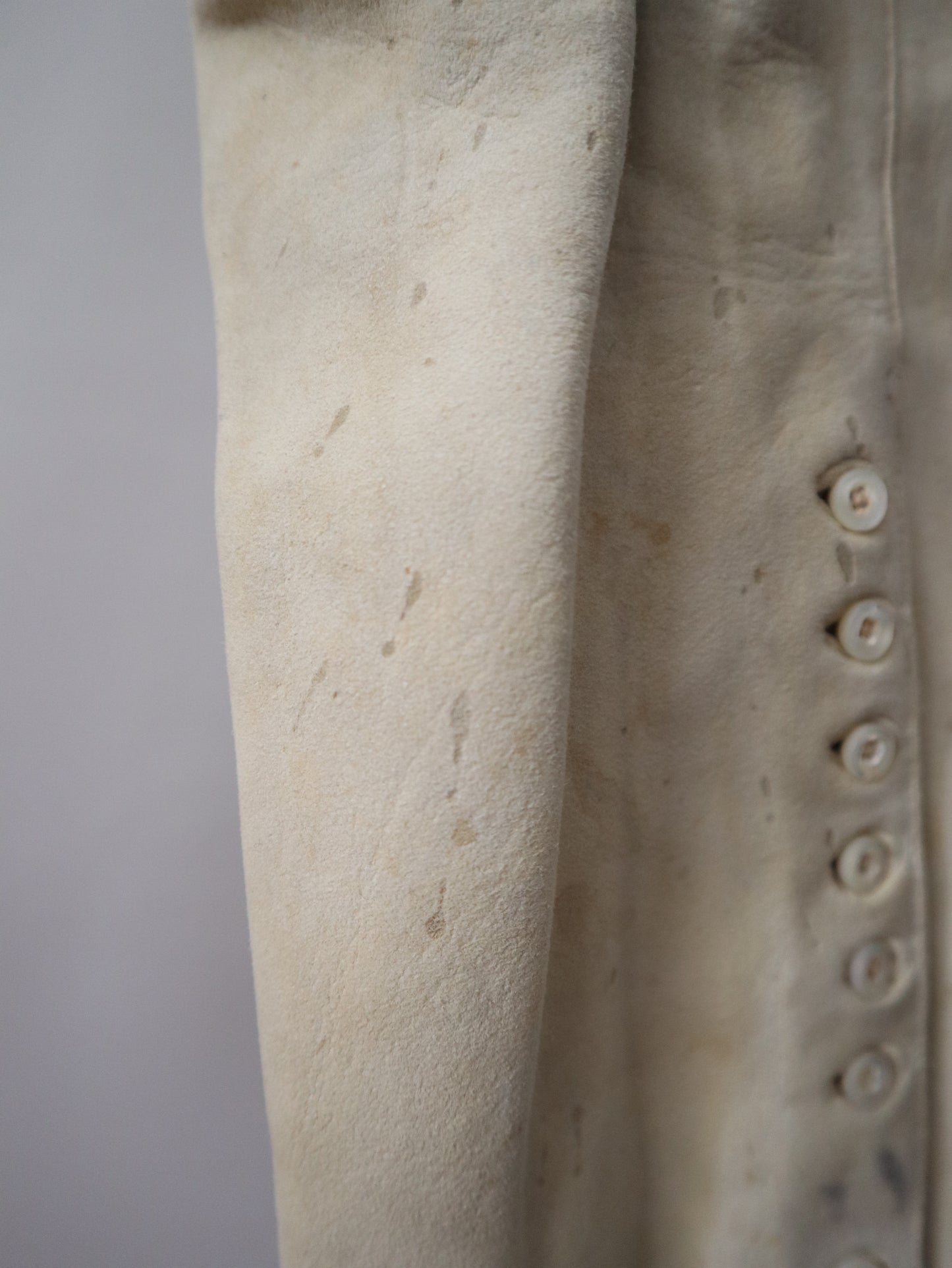 1800s French Buckskin Leather Cream Trousers Breeches RARE