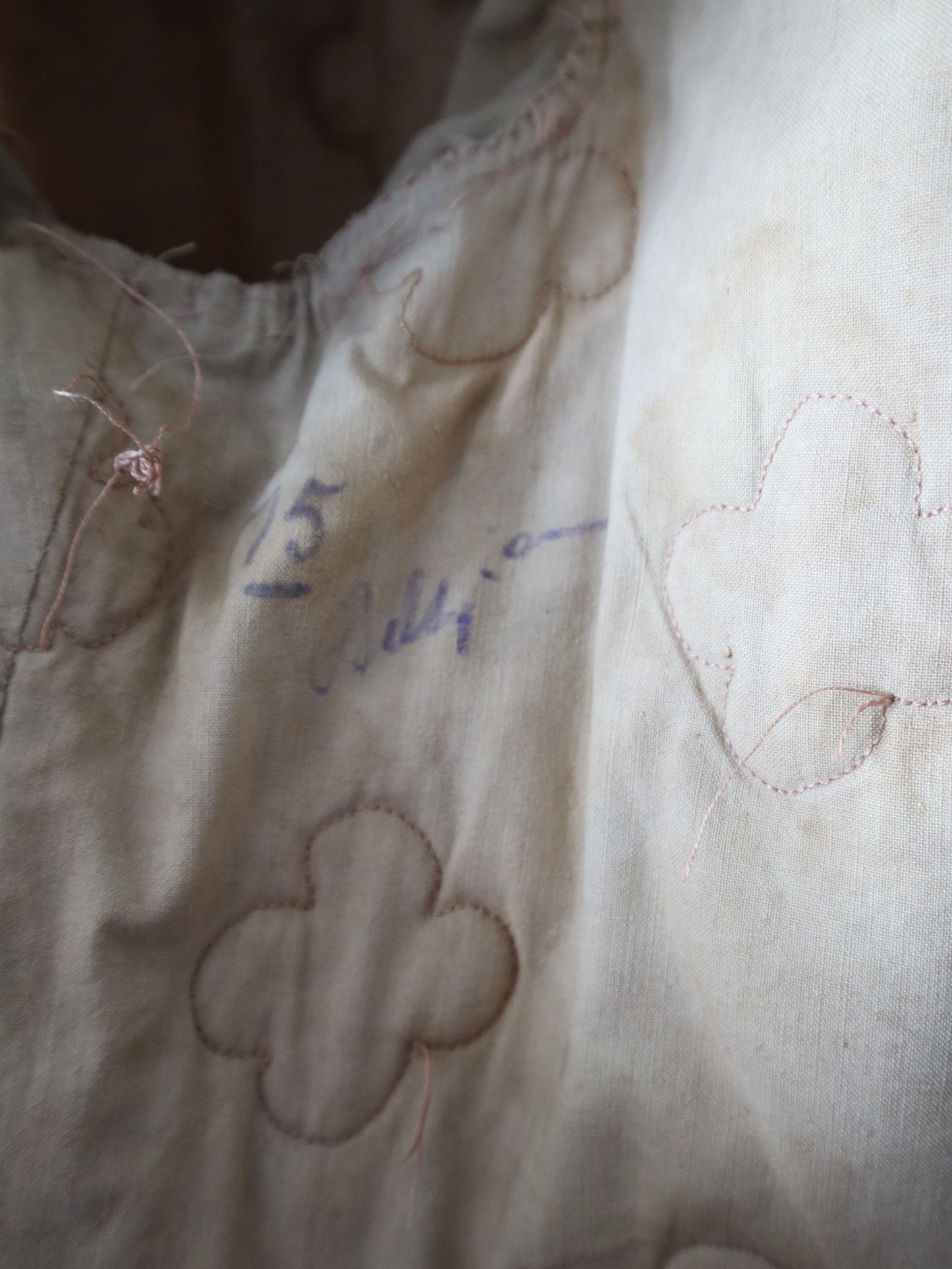 Antique early 1900s French opera costume wool dress tunic