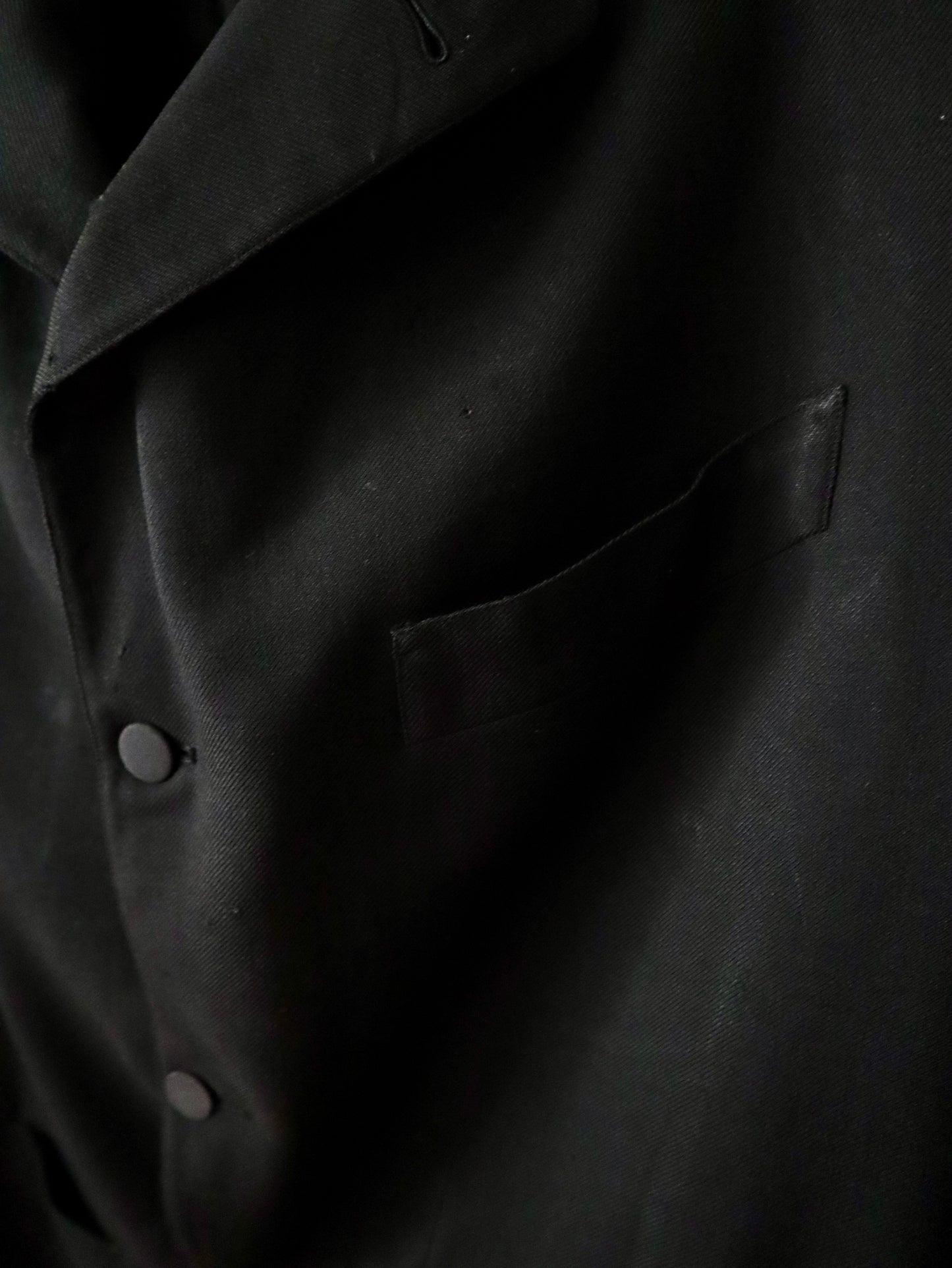 Antique 1920s French tailored lightweight wool tailcoat