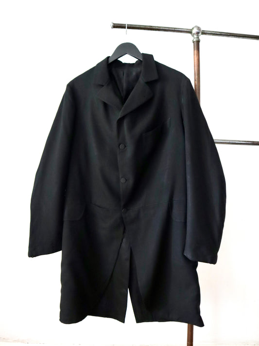 Antique 1920s French tailored lightweight wool tailcoat