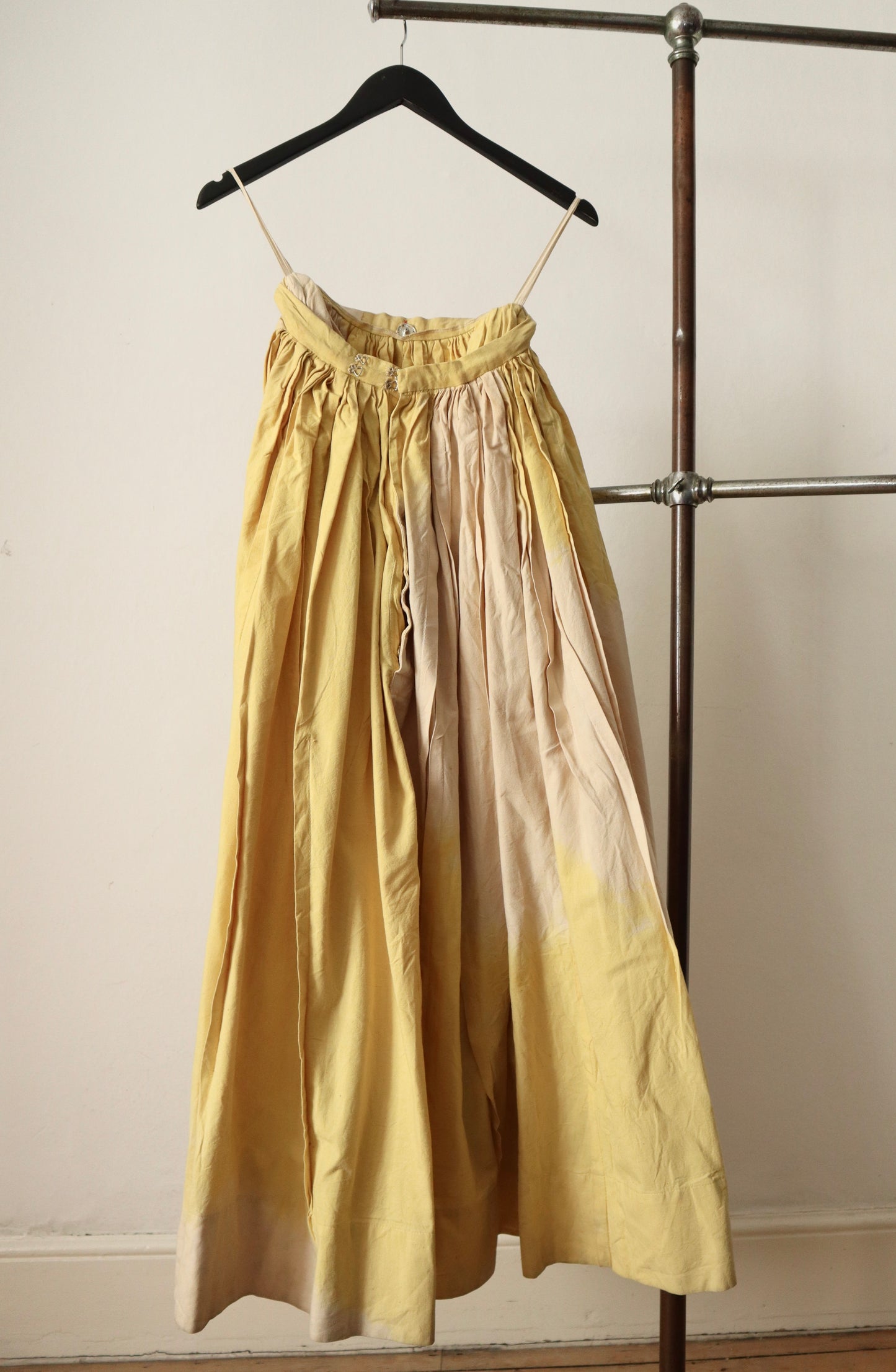 Royal Opera House Costume London Full Sunset Yellow Cotton Skirt Long