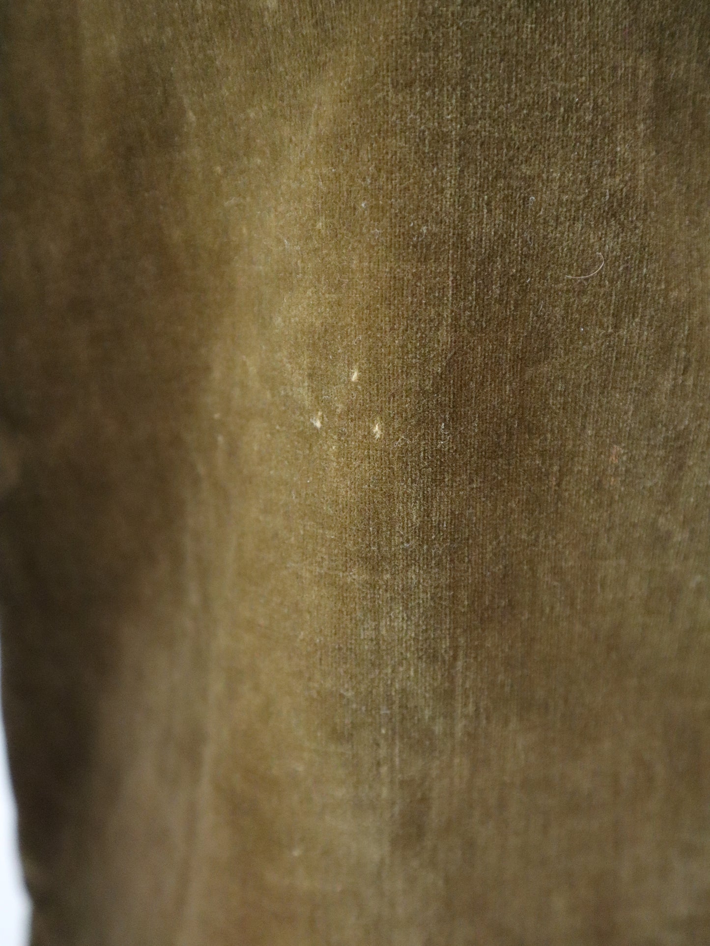 Antique French Opera Costume Tunic Green Silk Velvet Scalloped Hem Early 1900s