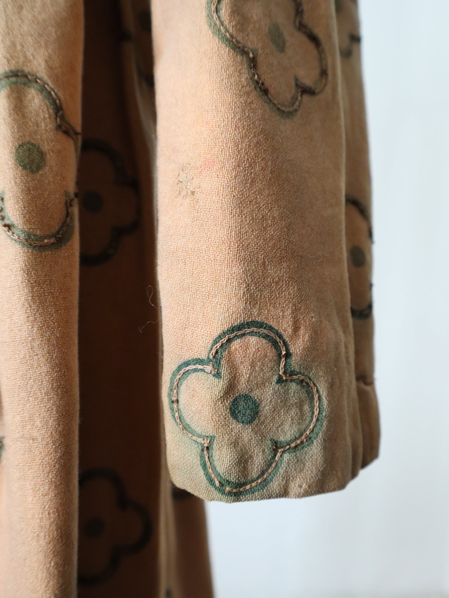 Antique early 1900s French opera costume wool dress tunic