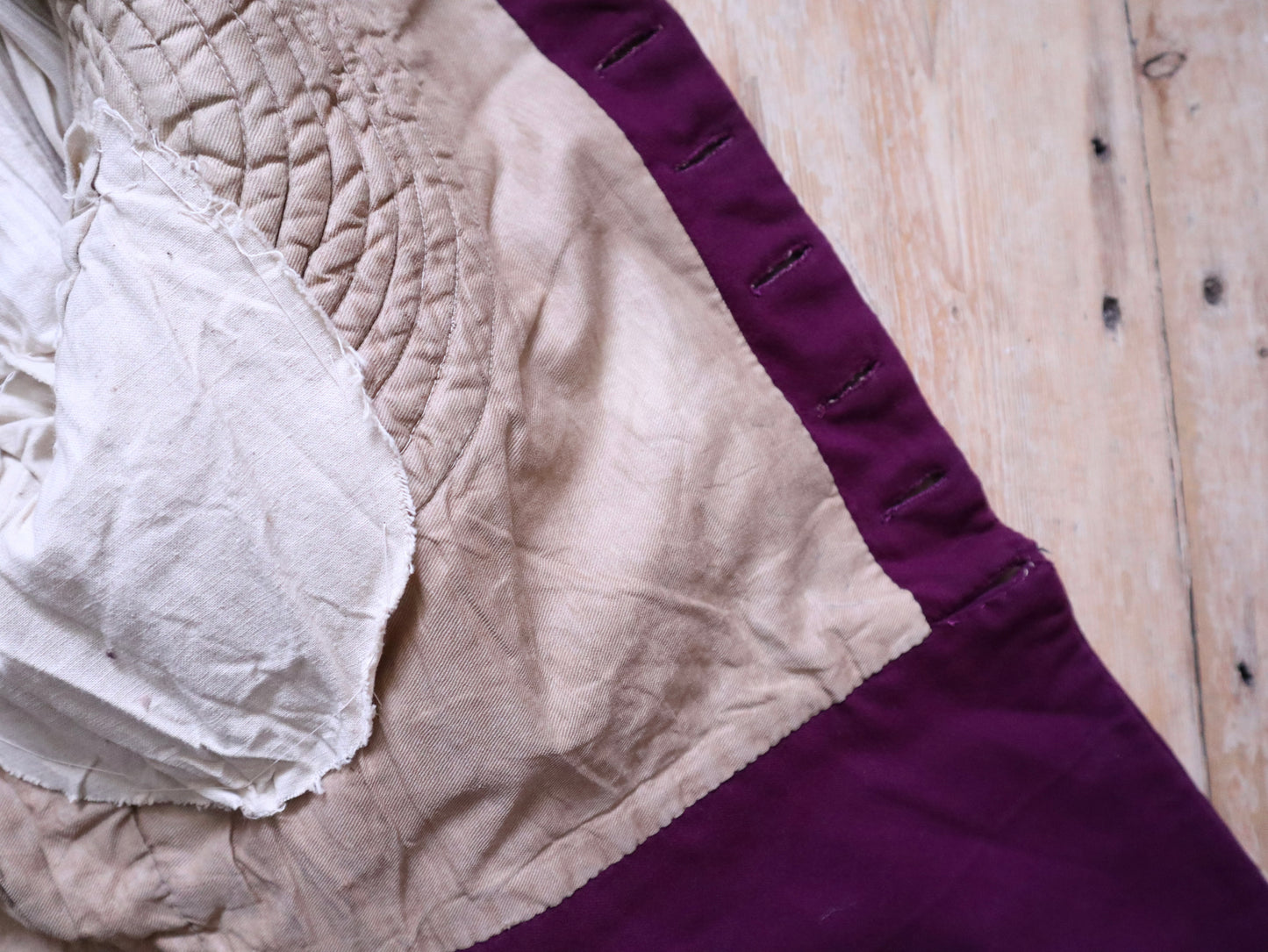 Early 1900s French Theatre Jacket in Purple Wool – Renaissance Style – Aristide Boyer Marseille