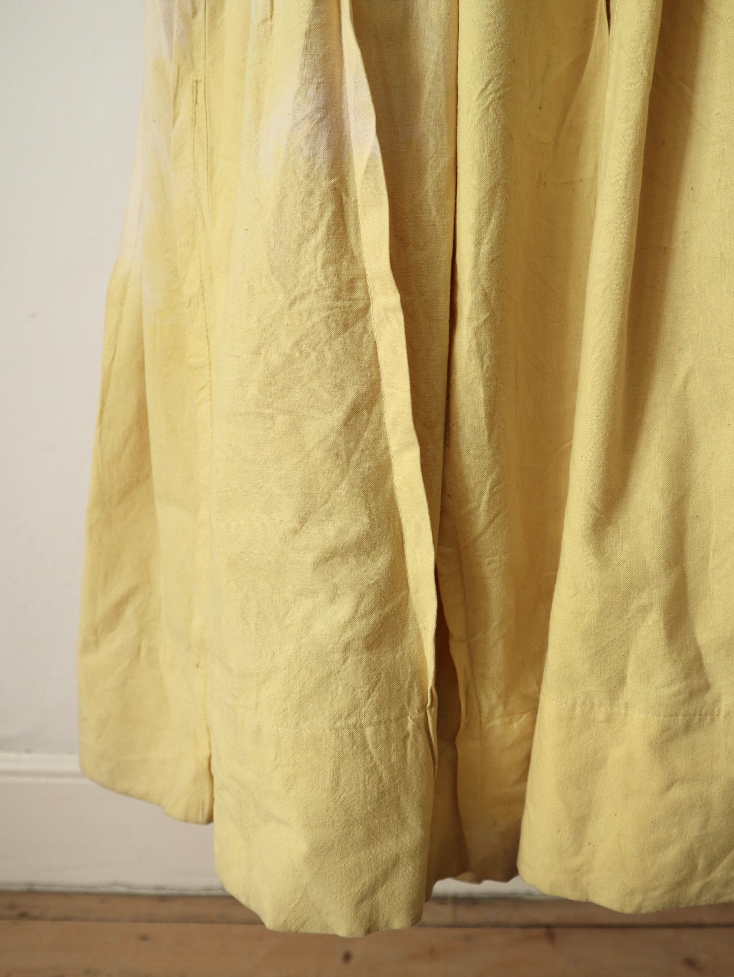 Royal Opera House Costume London Full Sunset Yellow Cotton Skirt Long