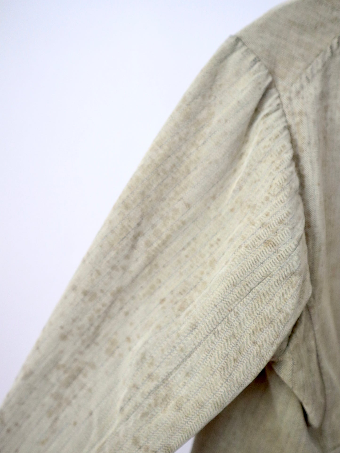 1930s French workwear jacket cotton herringbone weave RARE