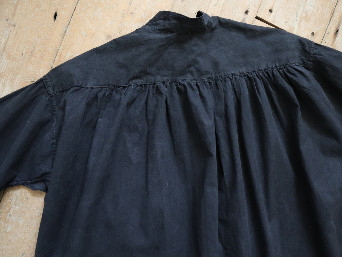 Antique early 1900s French Maquignon Smock Indigo