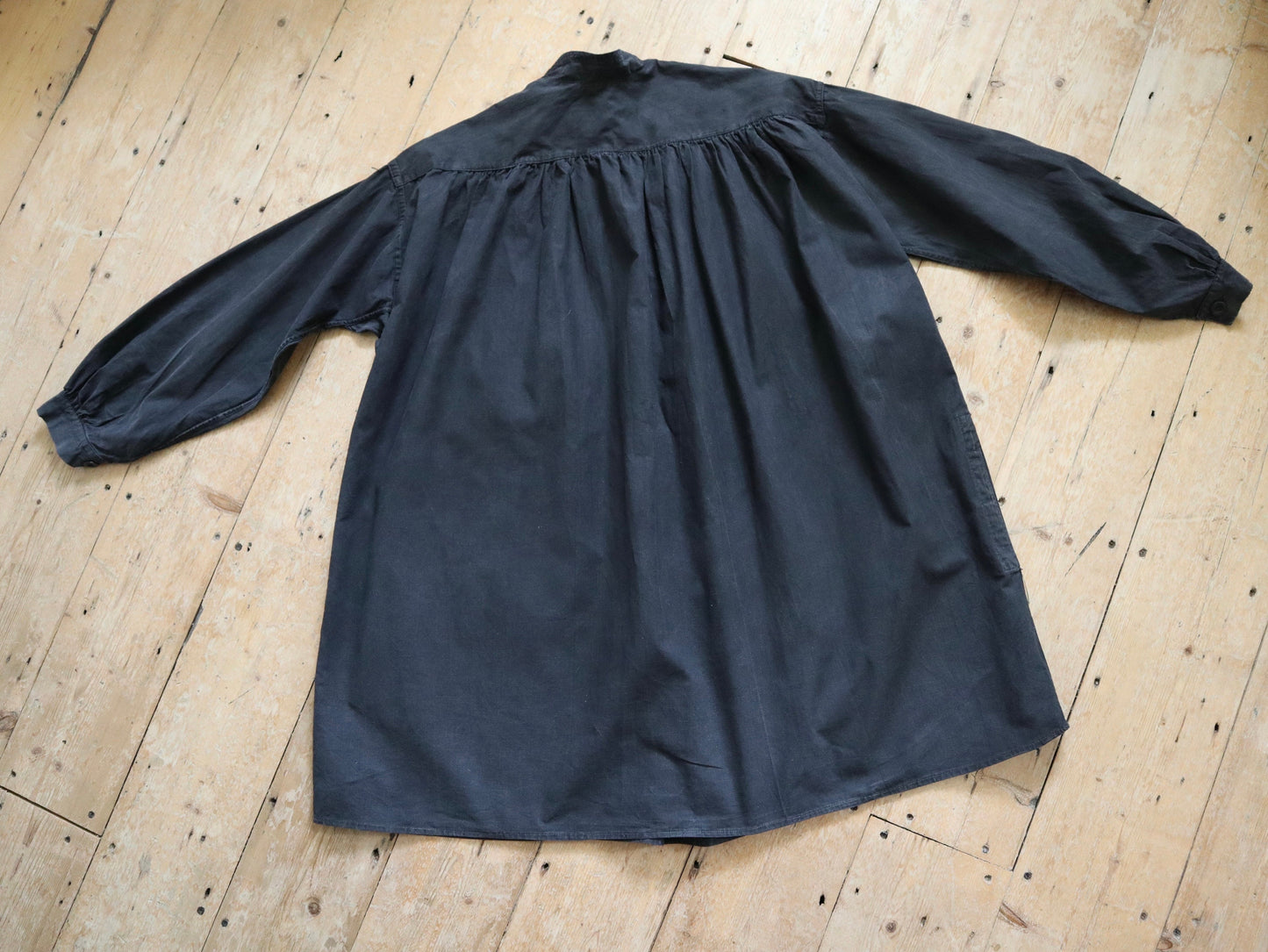 Antique early 1900s French Maquignon Smock Indigo